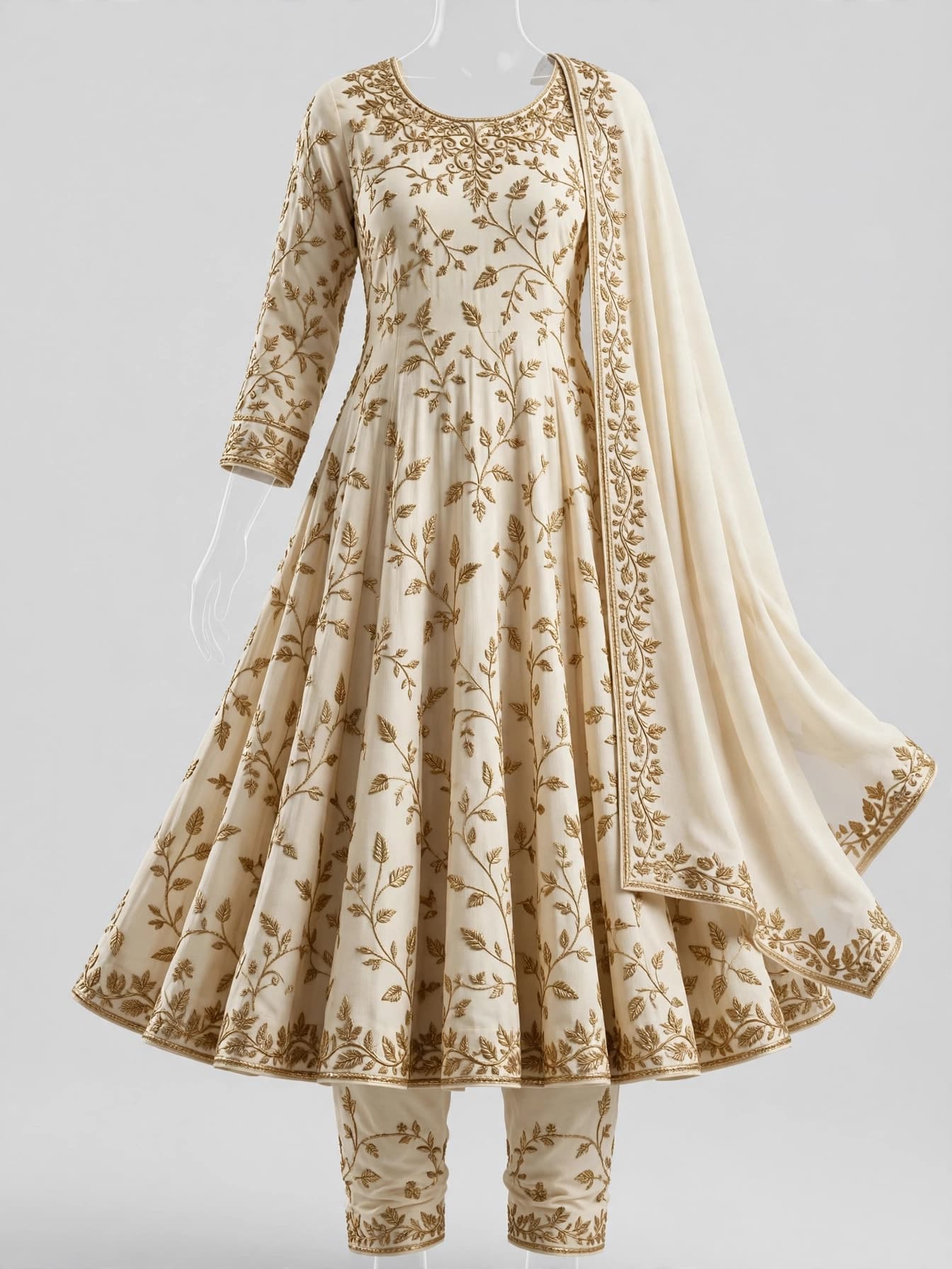 Radiant Resham Bloom Anarkali Suit