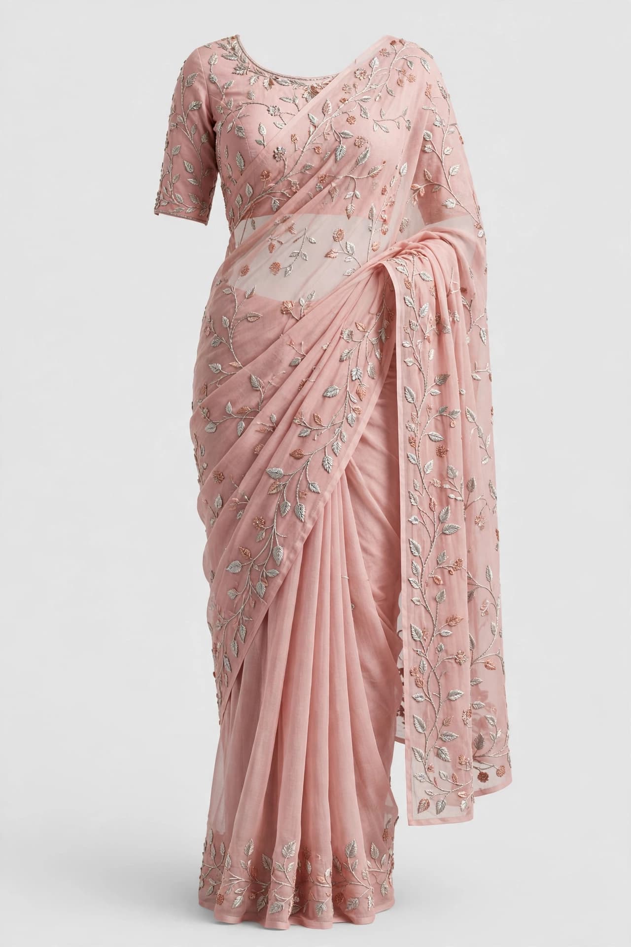 Artisan Kalamkari Tale Cotton Saree