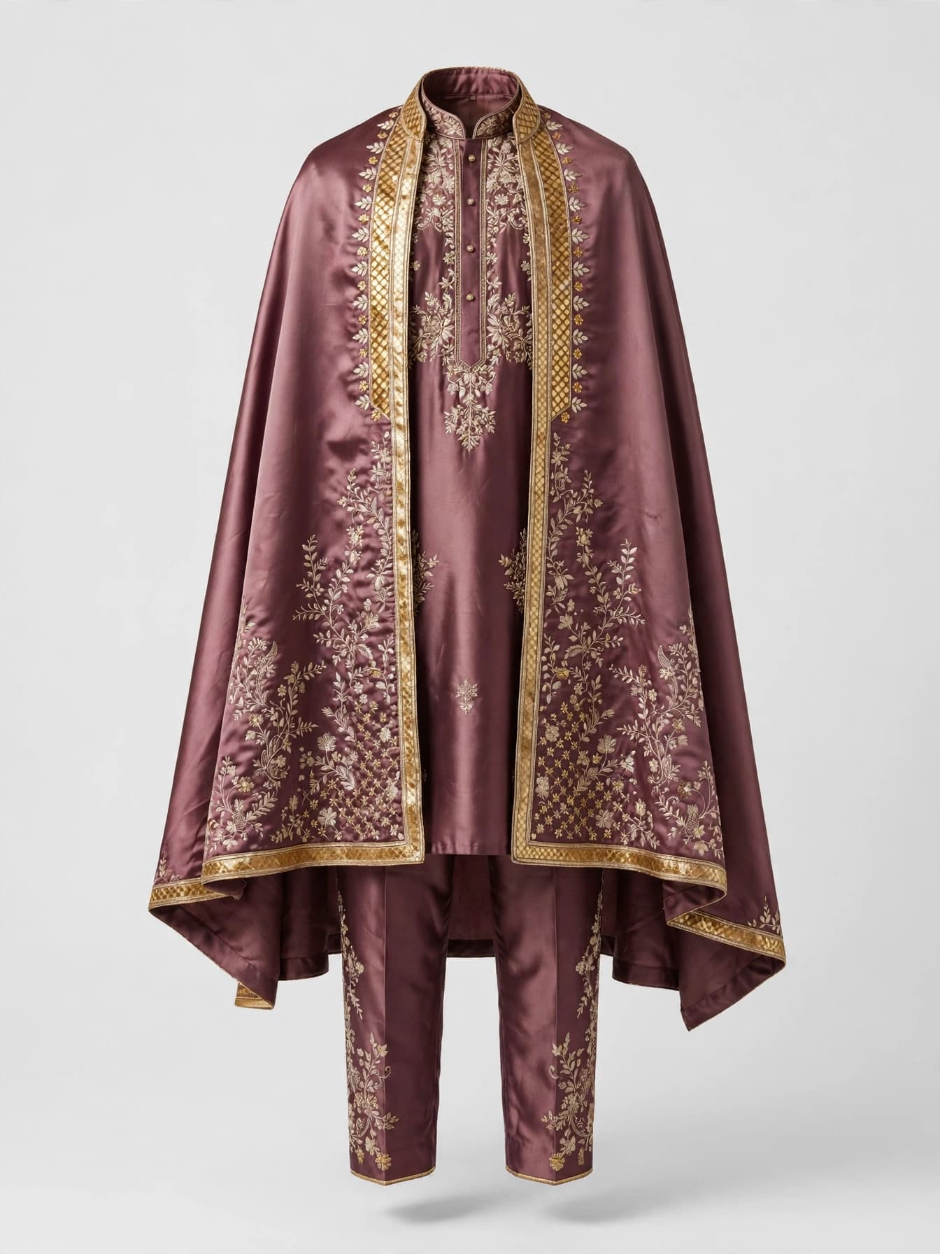 Pristine Chandbali Charm Cape Set
