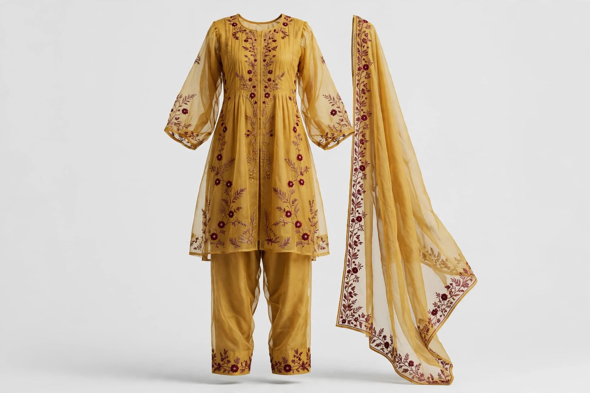 Artisan Chikankari Charm Dress Material
