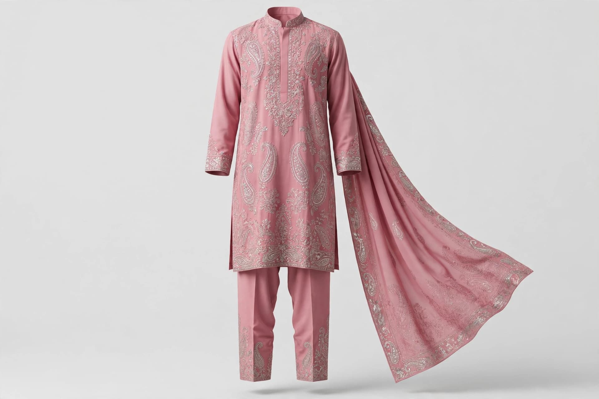 Celestial Chandbali Charm Designer Suit