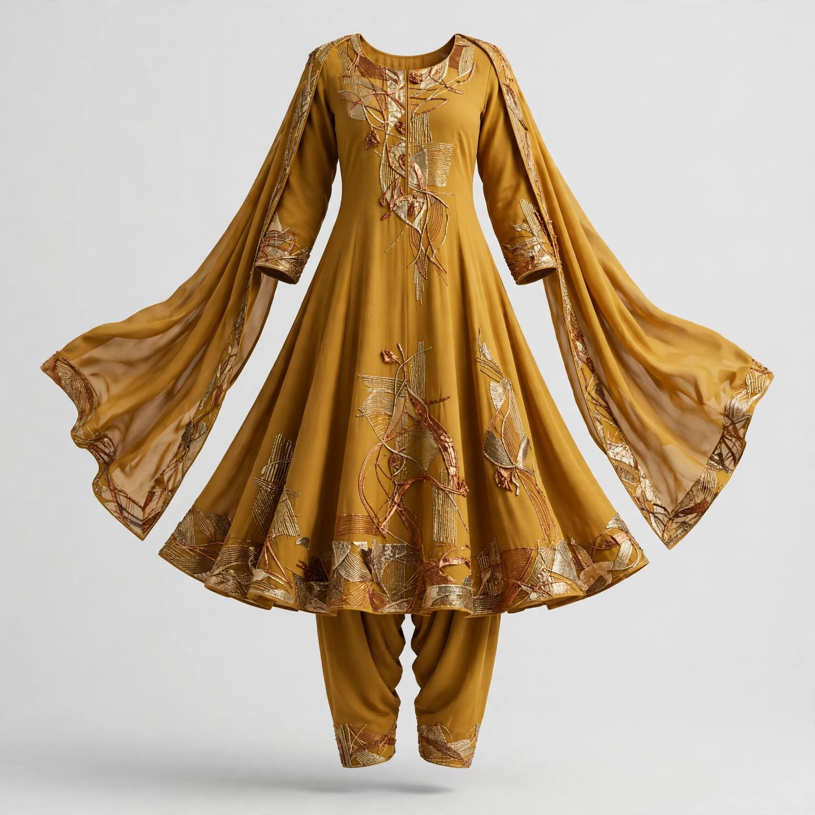 Charming Opal Anarkali Suits