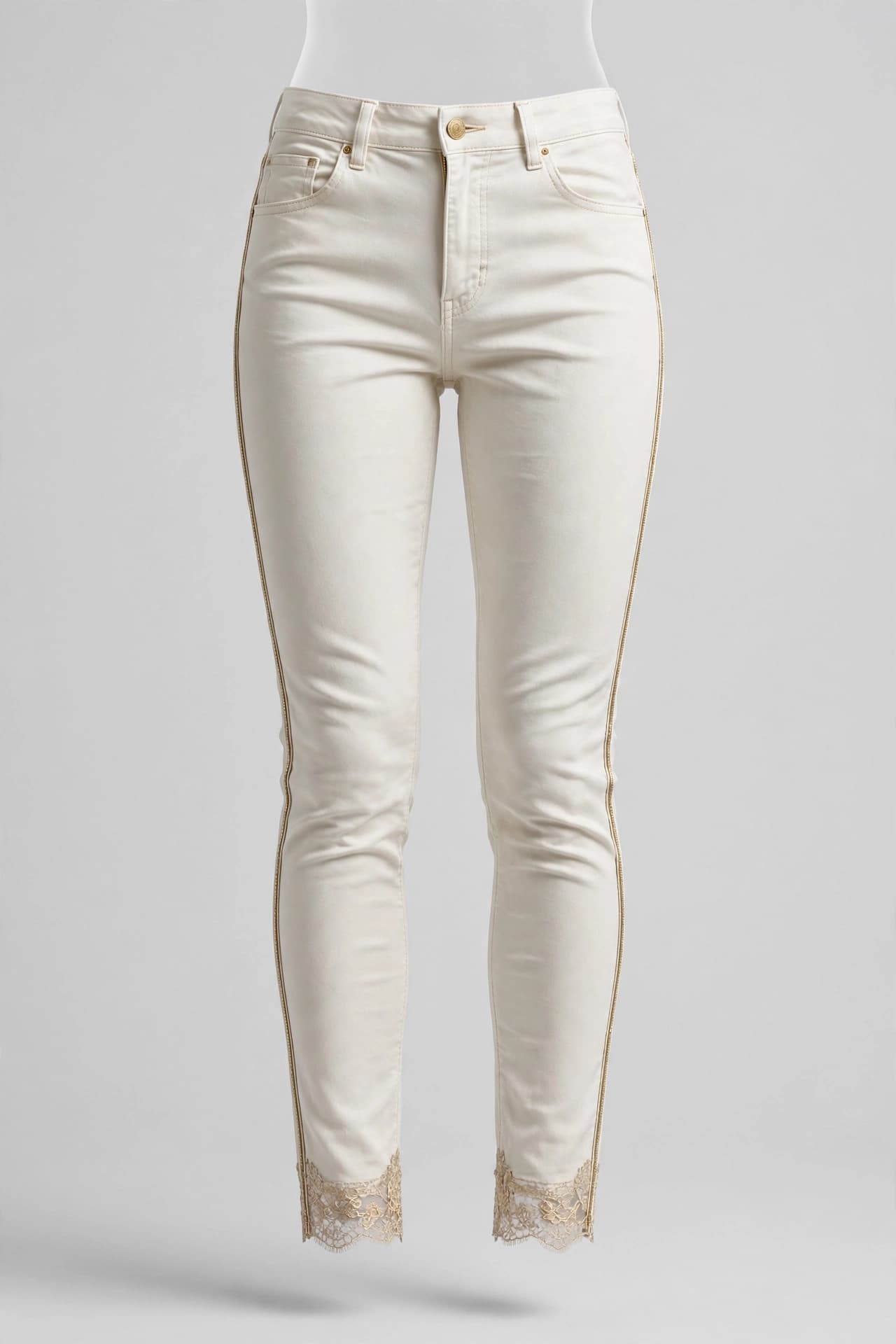 Radiant Ivory Skinny Jeans