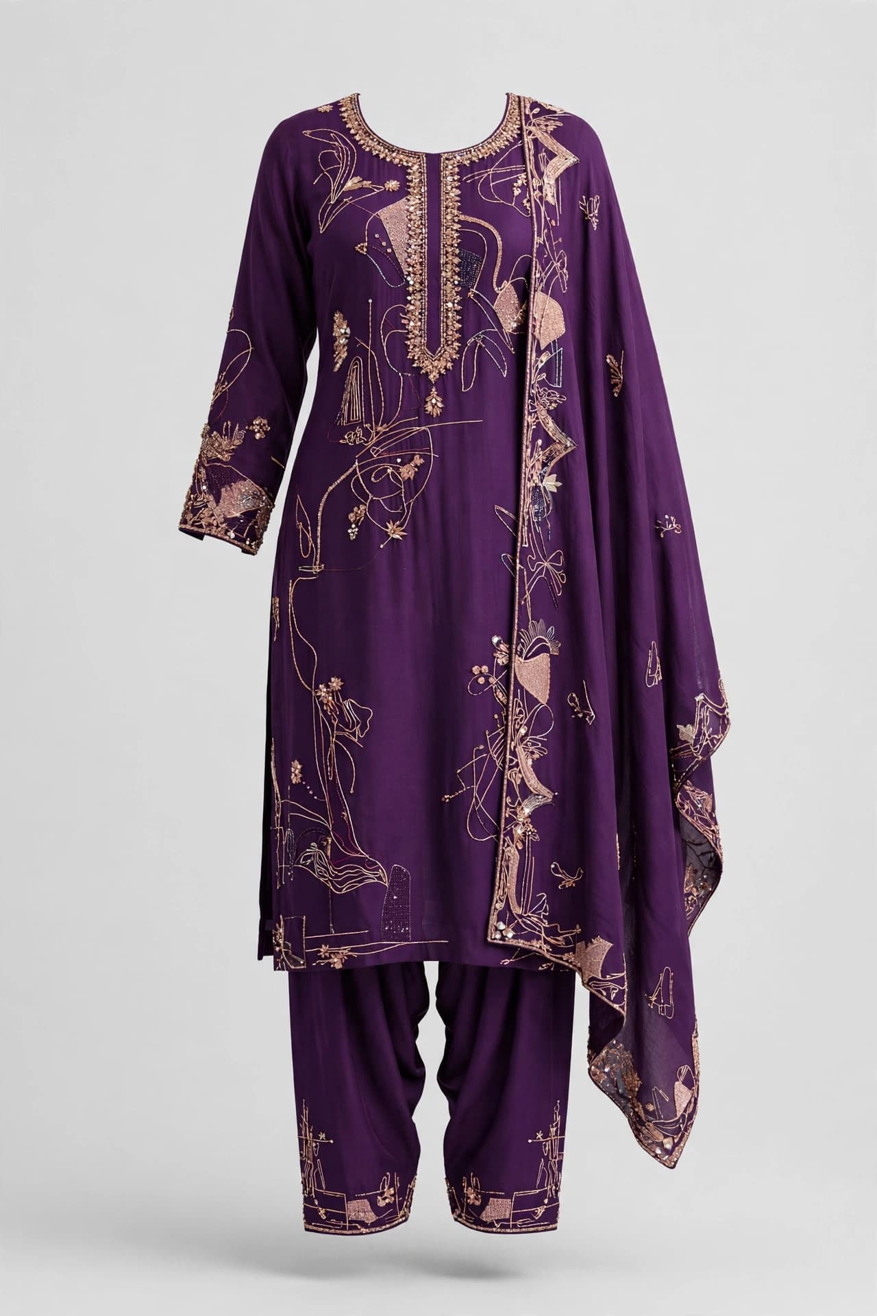 Pristine Zeenat Straight Suits
