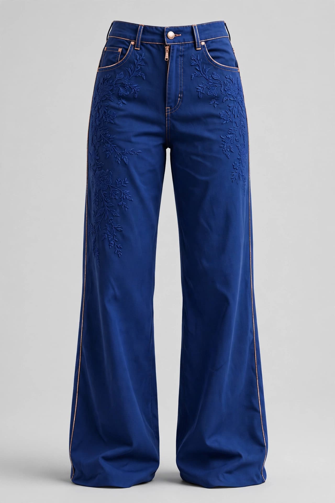 Lustrous Poetry Wide Leg Jeans