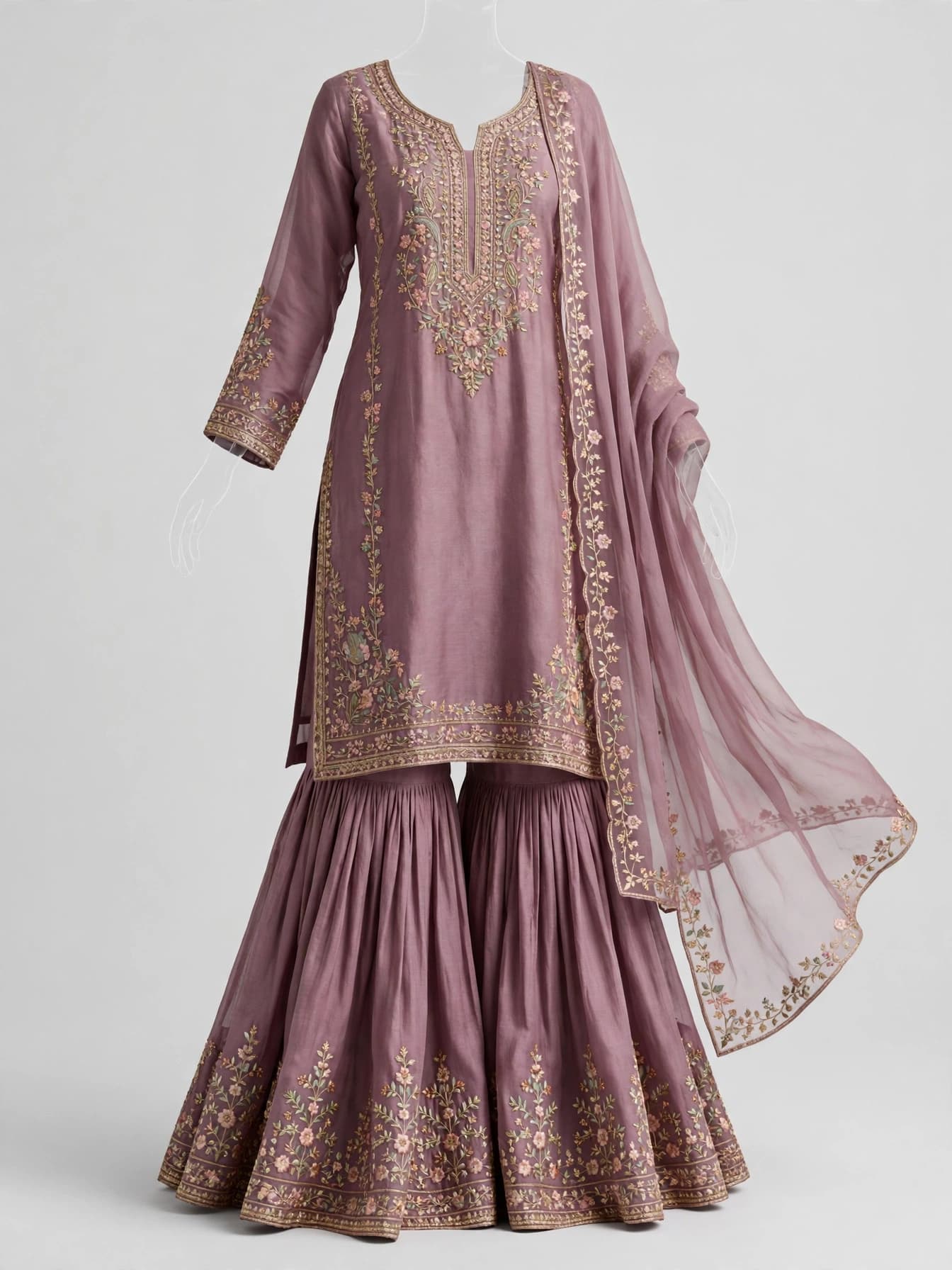 Majestic Noor Gharara Suit
