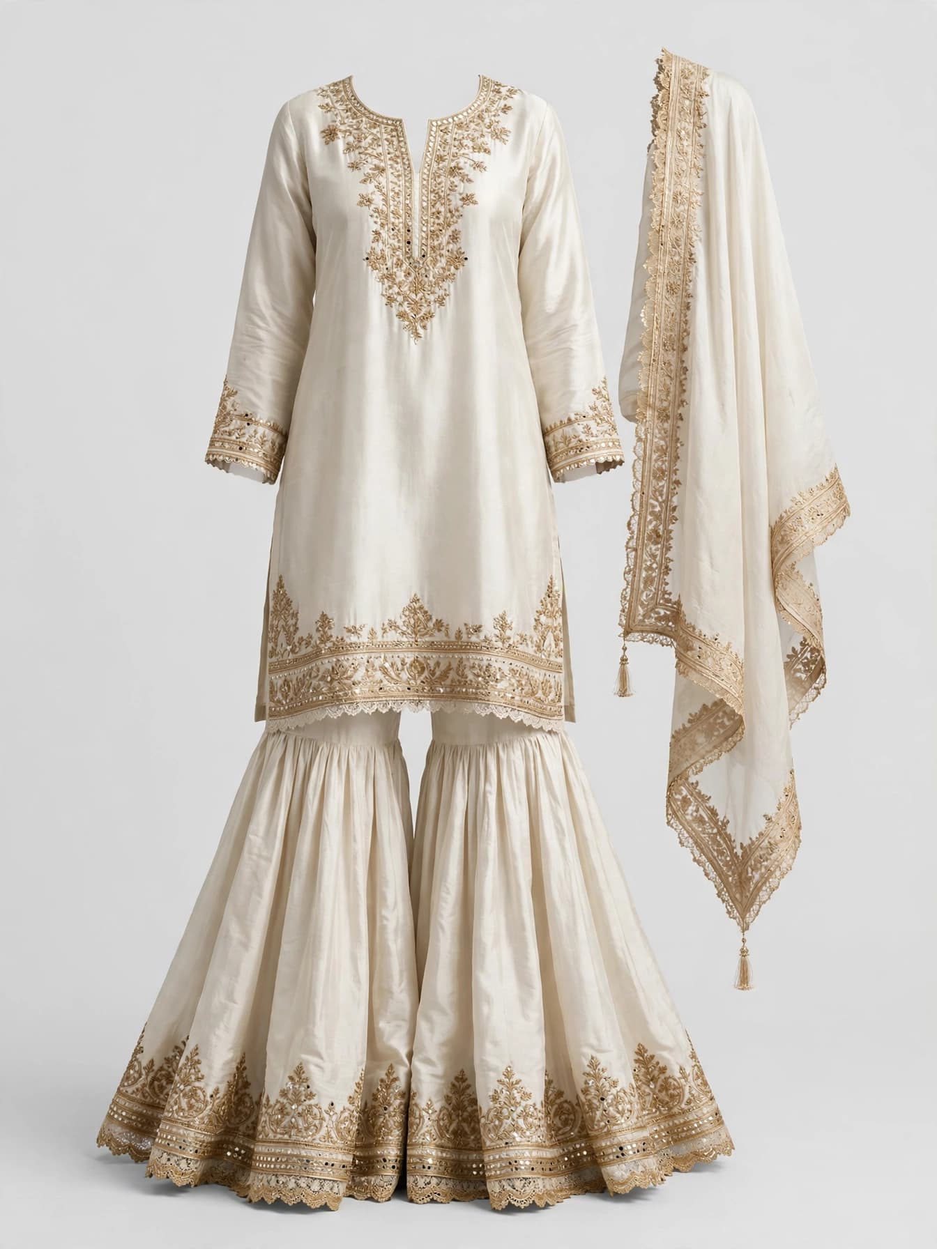 Serene Mehr Gharara Suit