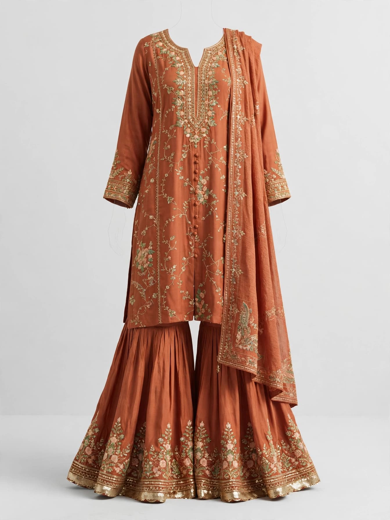 Celestial Aabroo Gharara Suit
