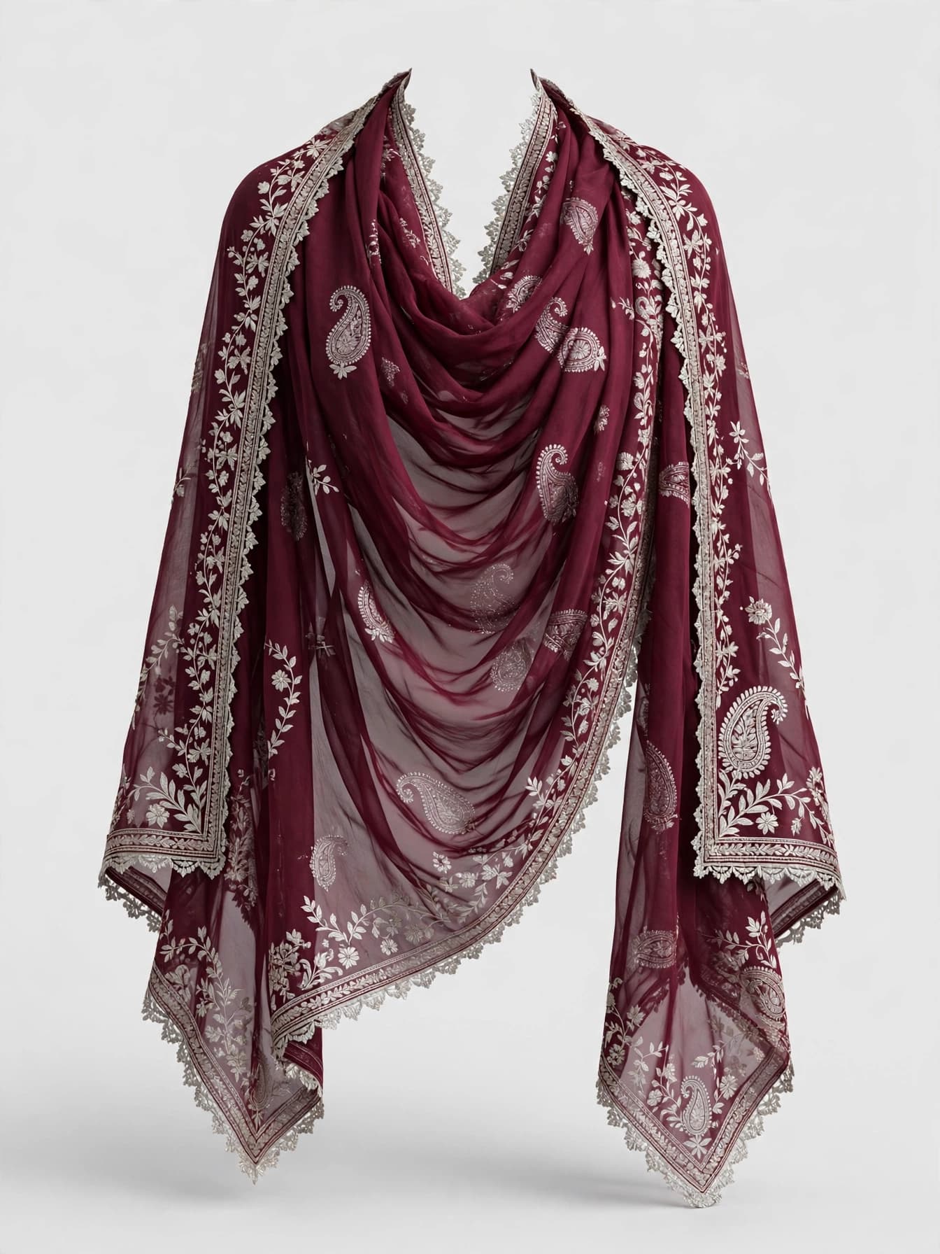 Magnificent Cascade Chiffon Dupattas