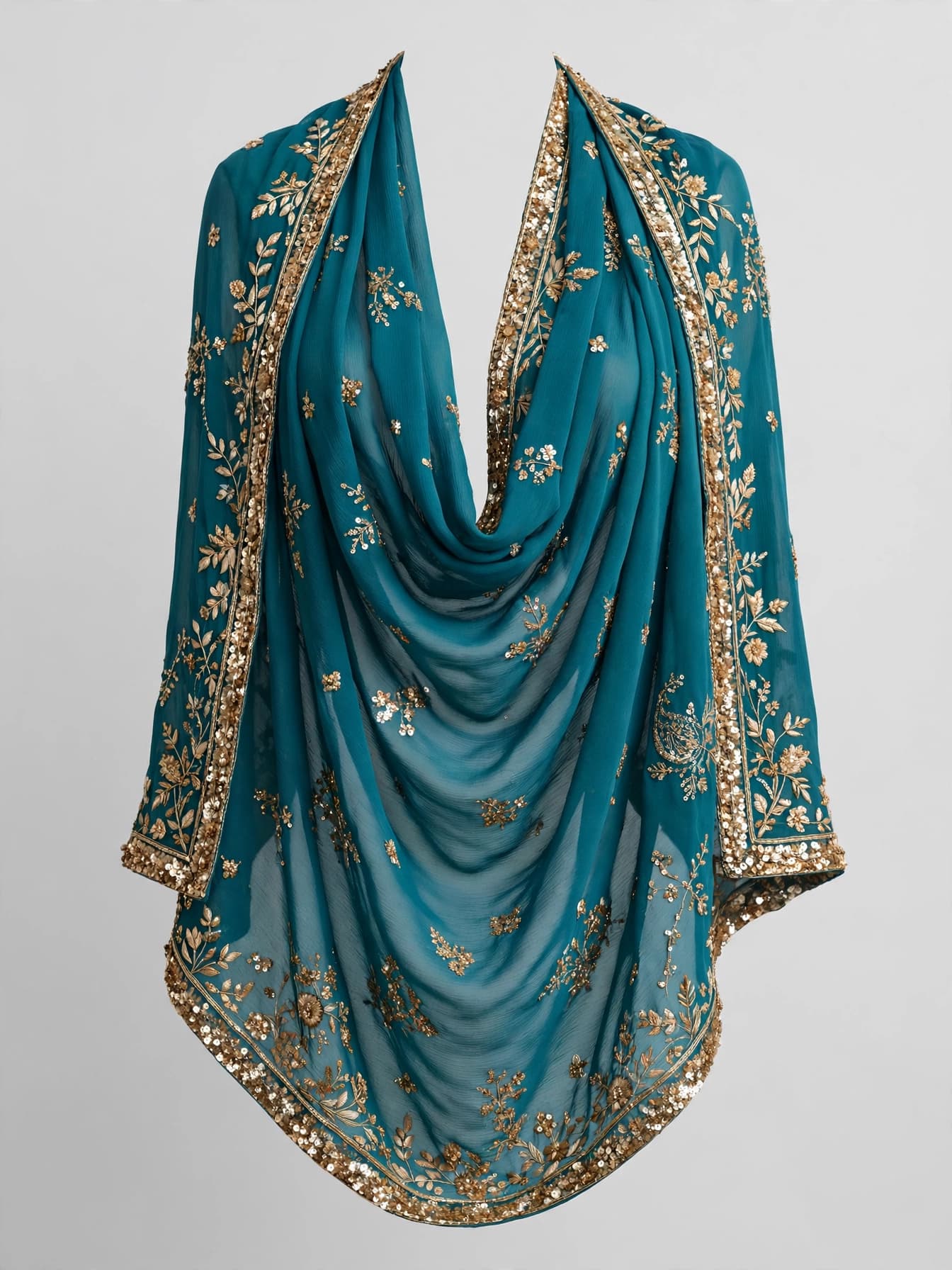 Lustrous Zephyr Chiffon Dupattas