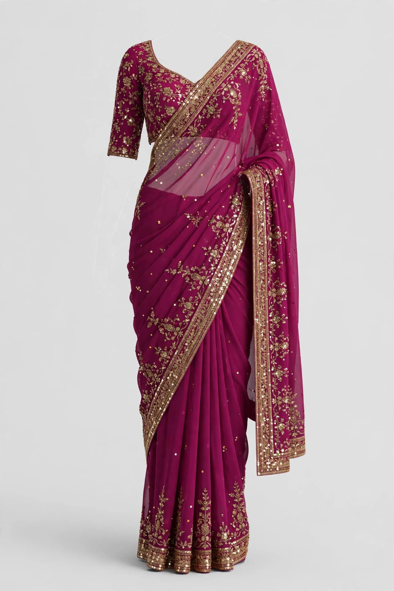 Lustrous Zeenat Designer Sarees