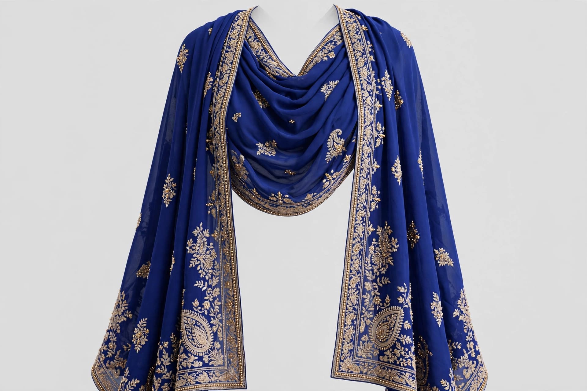Bewitching Ember Dupatta Sets