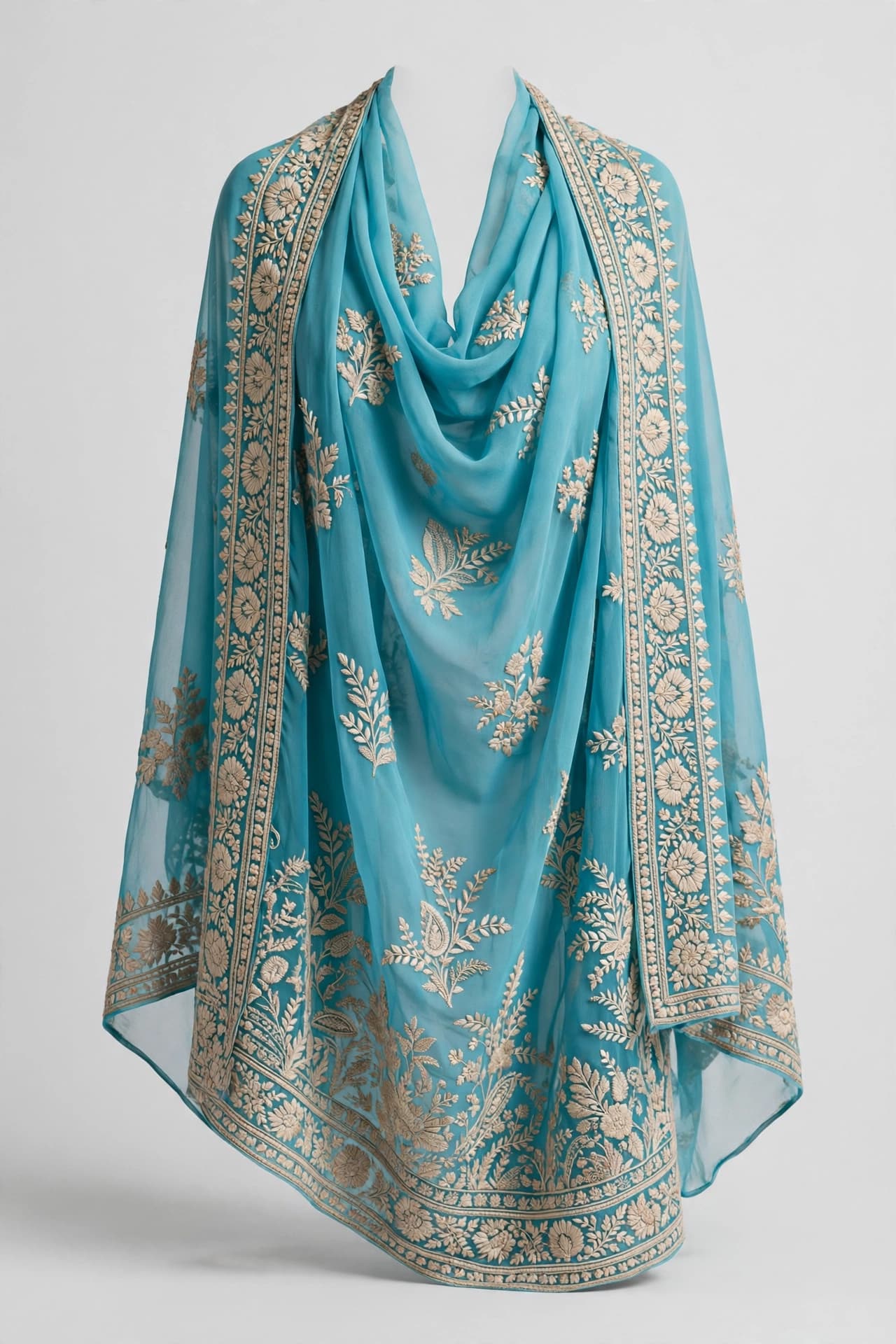 Magnificent Shabnam Embroidered Dupattas