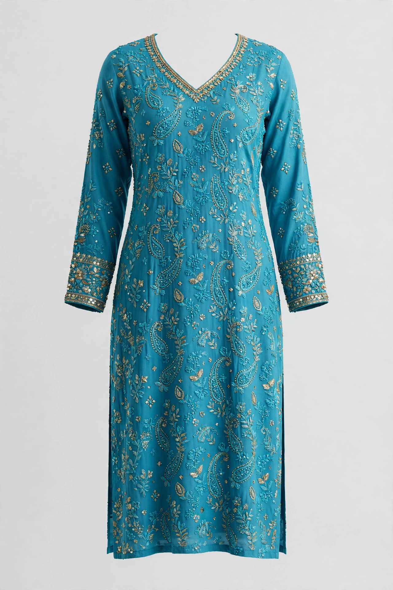 Celestial Rhapsody Embroidered Kurtis
