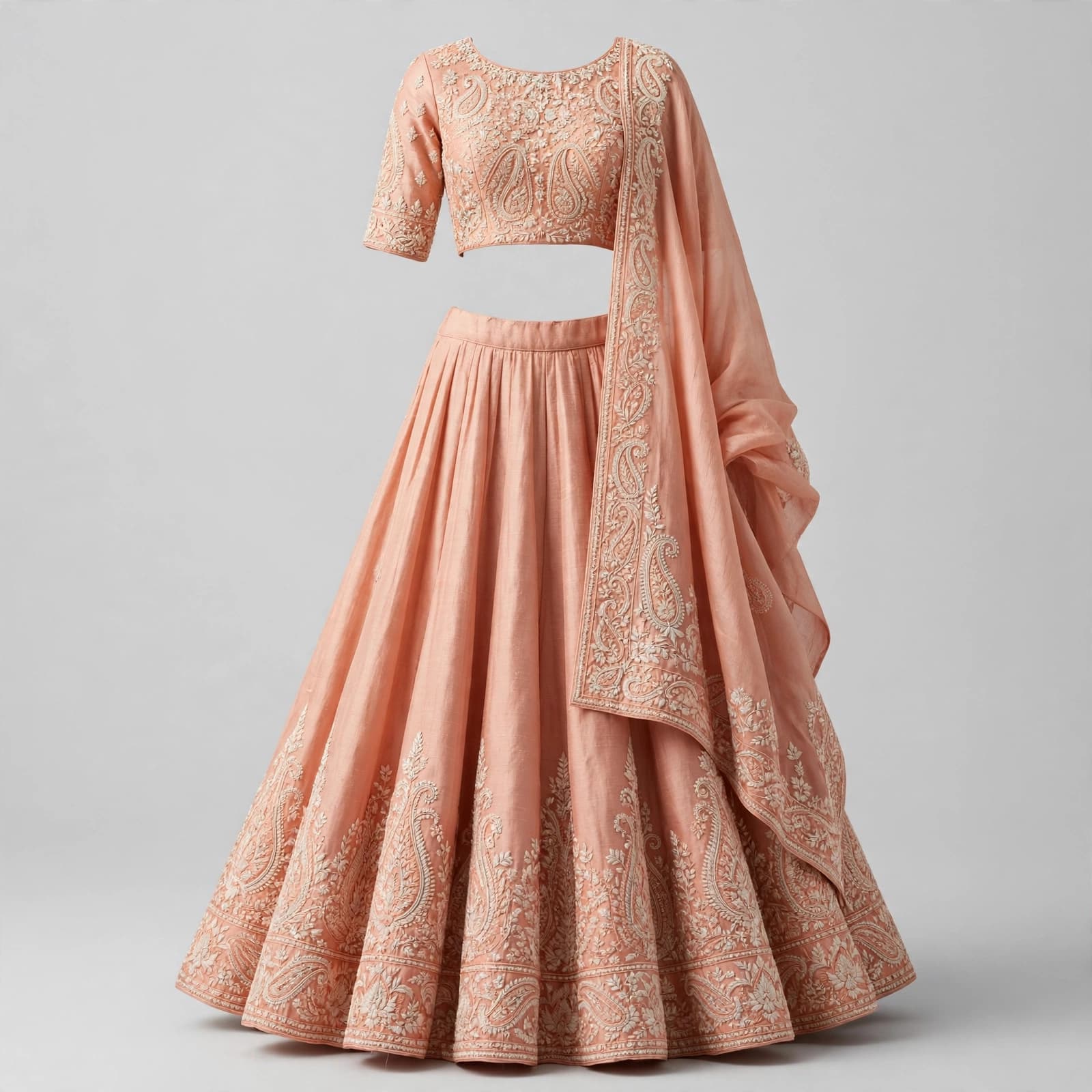 Winsome Aabroo Embroidered Lehengas