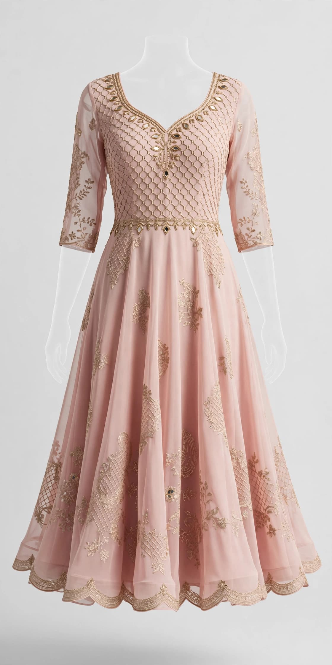 Illustrious Dilkash Fit & Flare Dresses