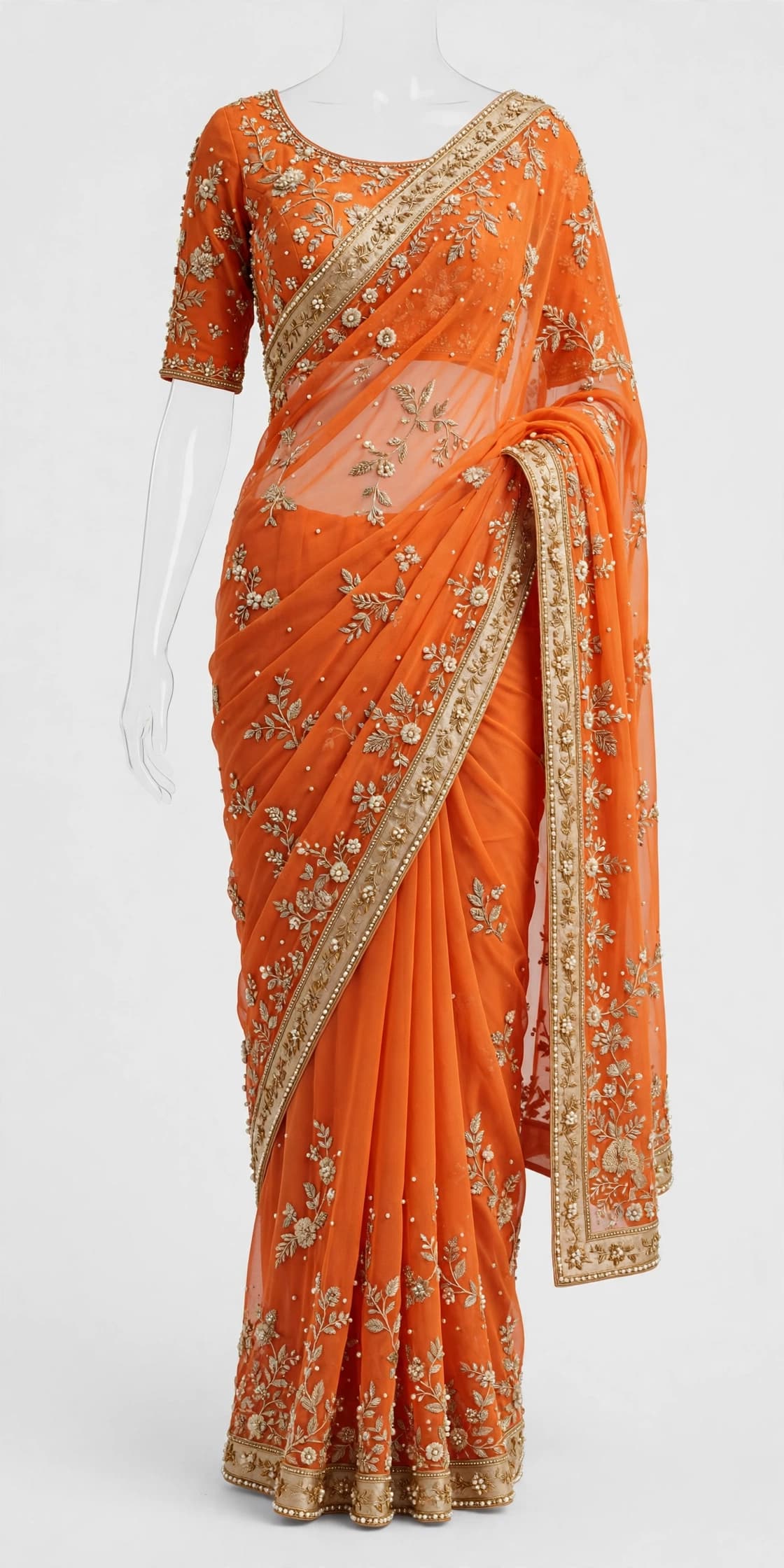Charming Jasmine Georgette Sarees