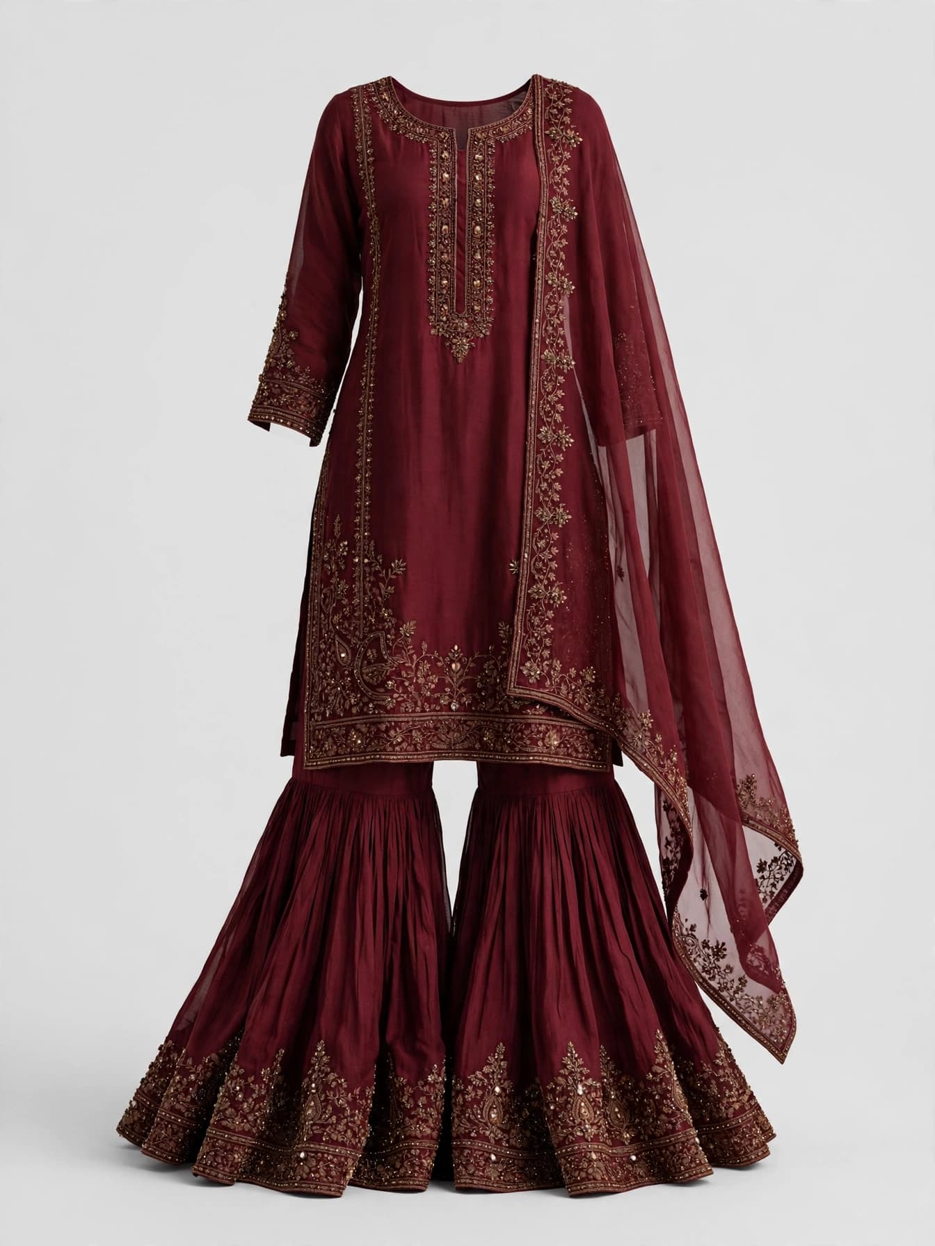 Divine Whisper Gharara Suits
