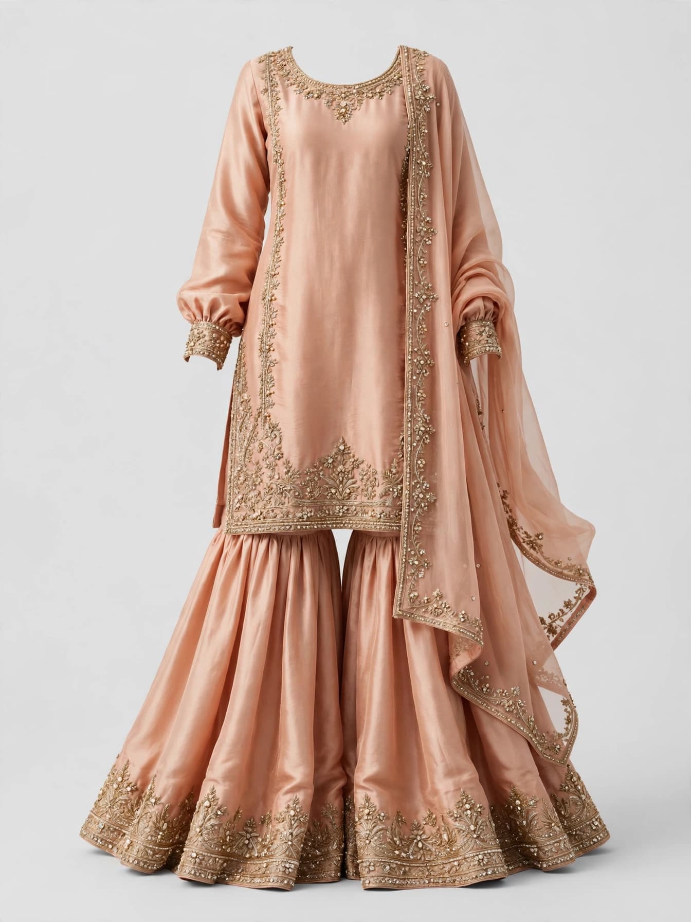 Glorious Zeenat Gharara Suits