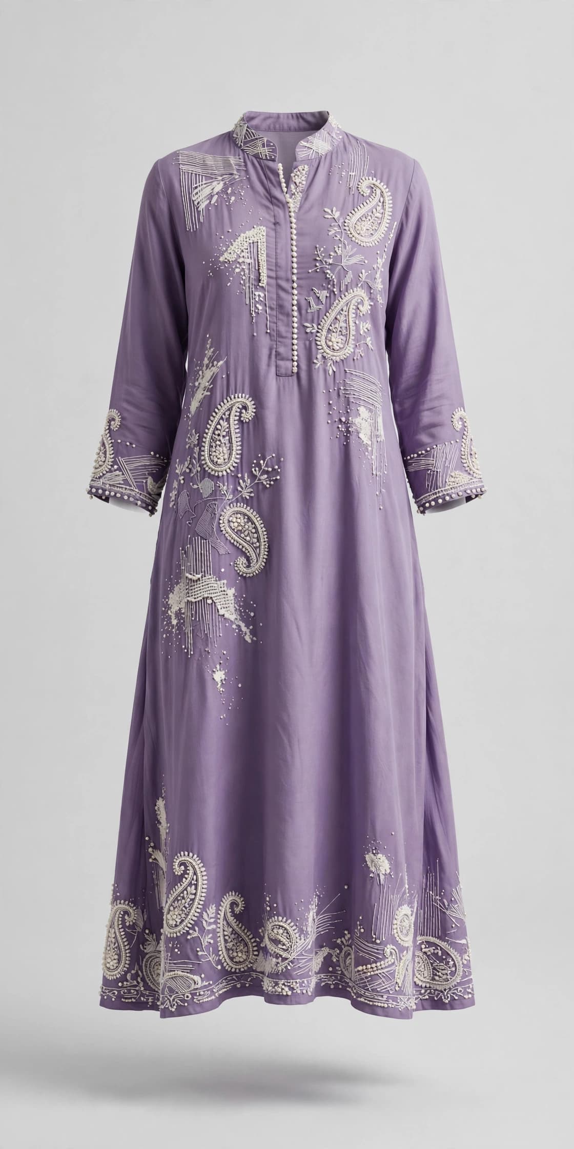 Ethereal Ivory Indo-Western Dresses