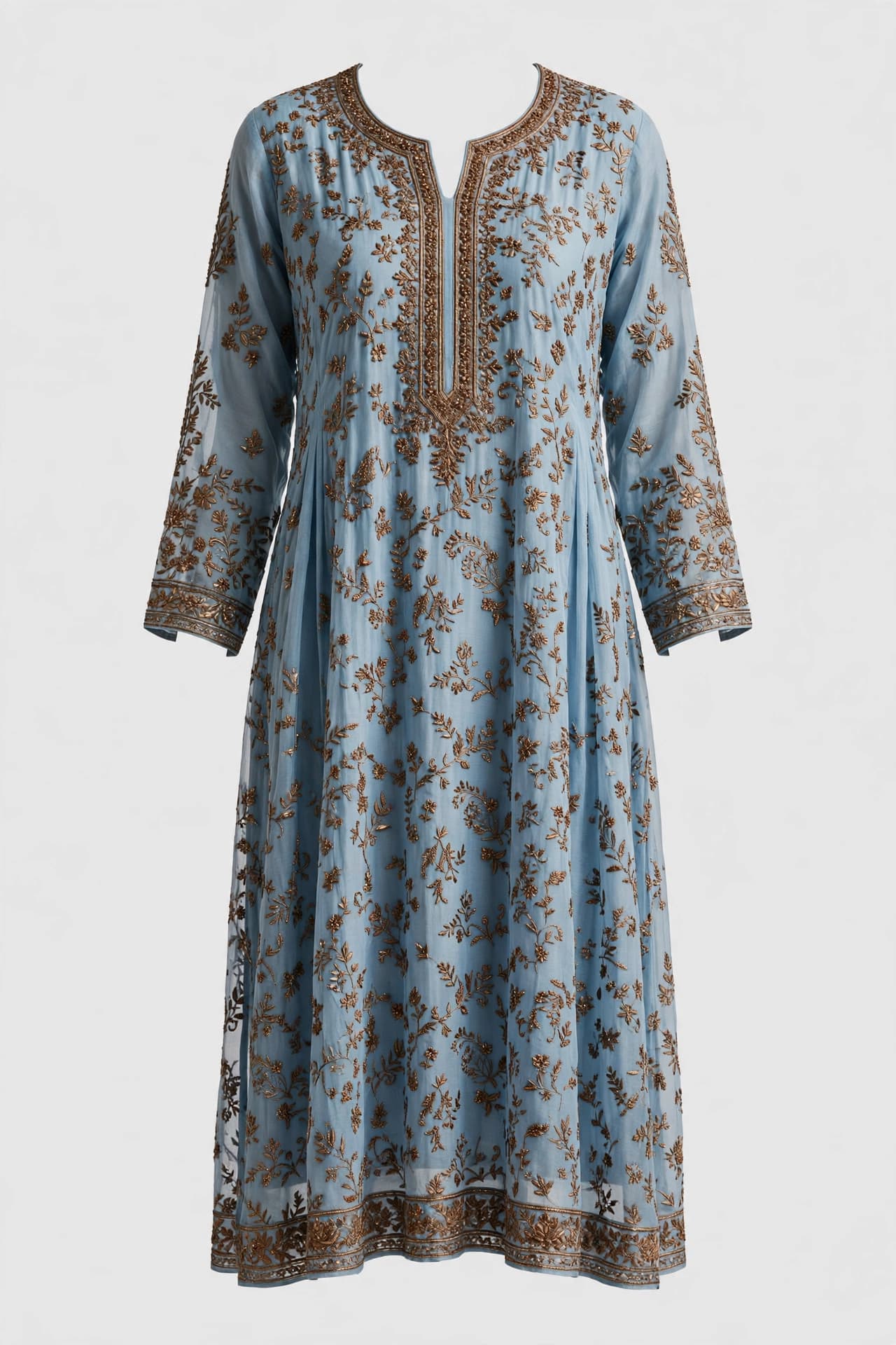 Celestial Aurora Long Kurtis