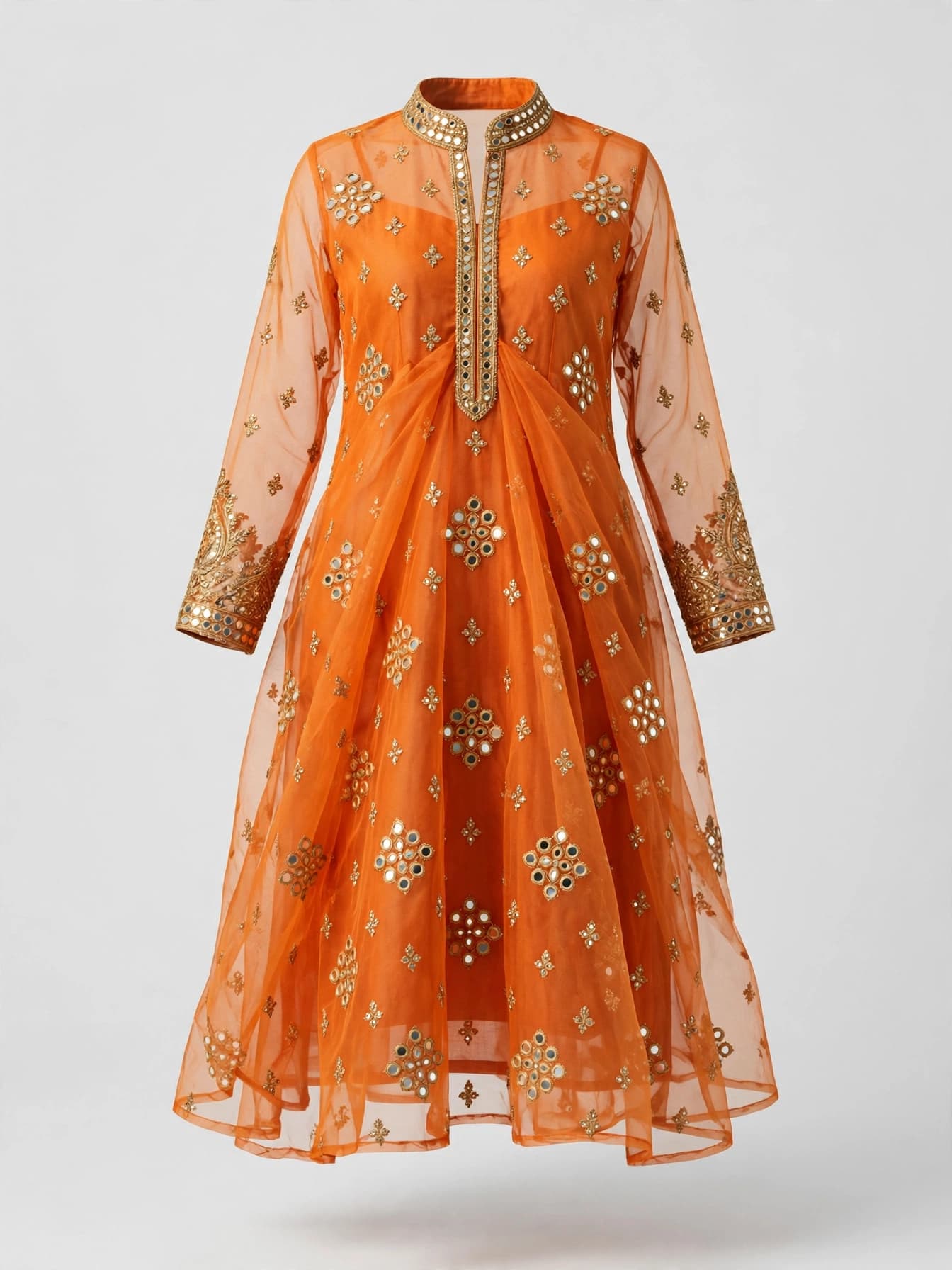 Charming Opal Mehendi Wear