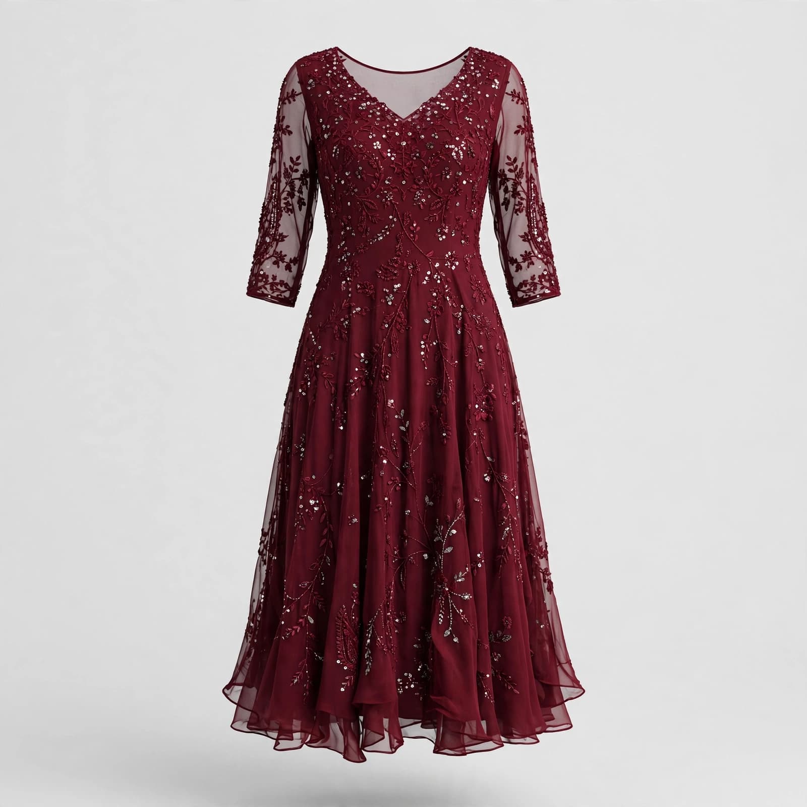 Fascinating Gulnar Midi Dresses