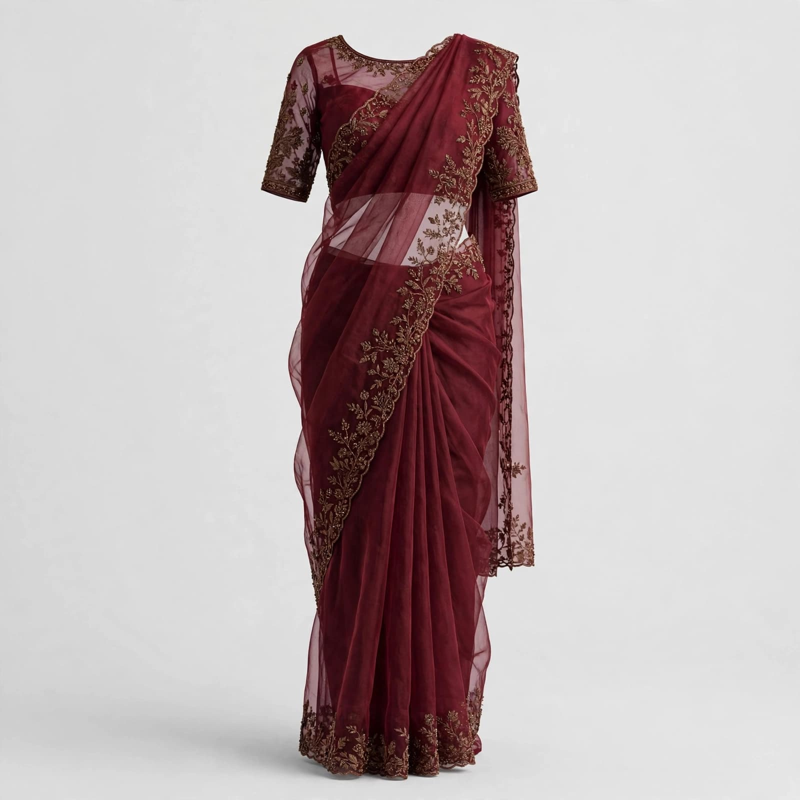 Noble Falak Organza Sarees