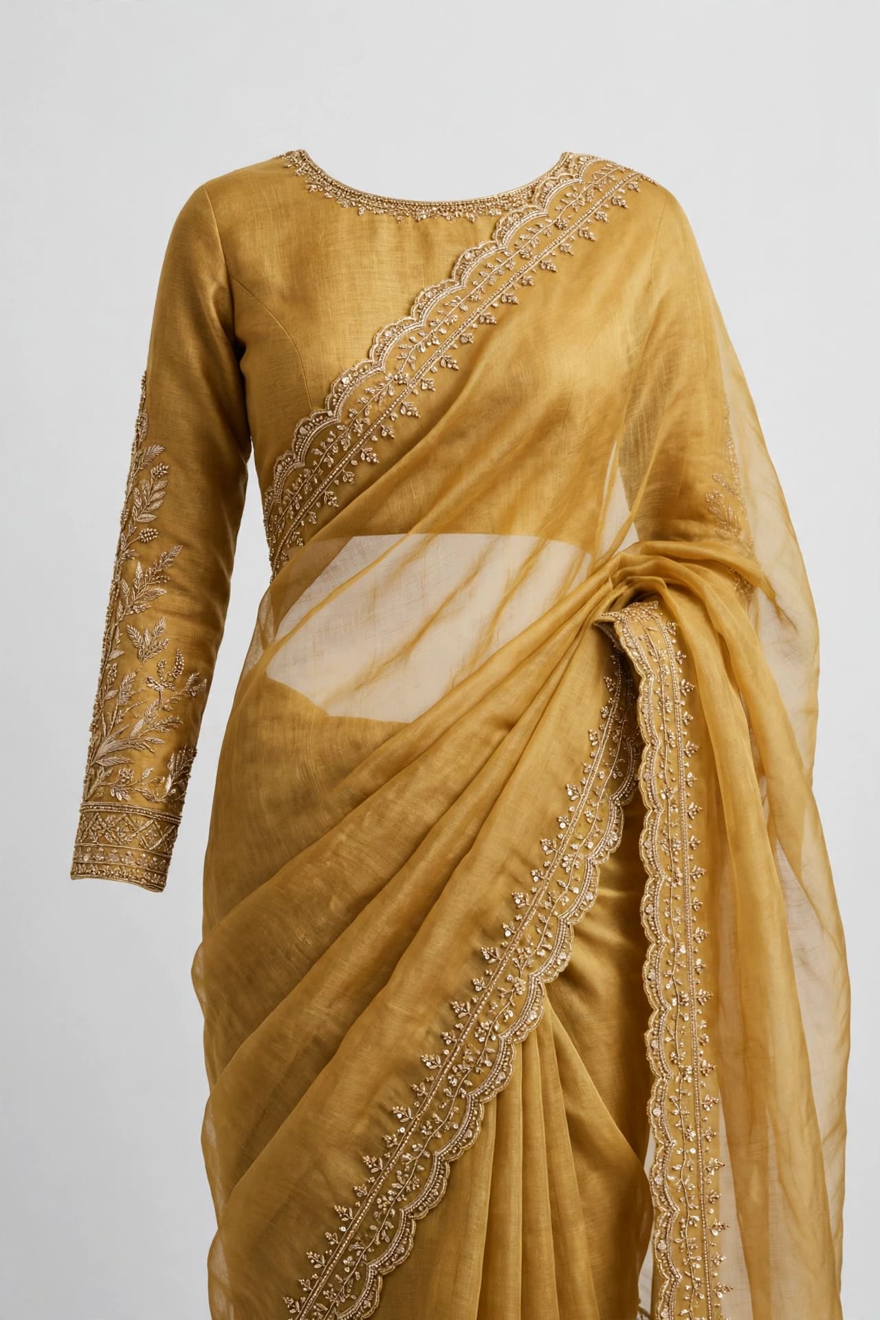 Serene Heer Organza Sarees