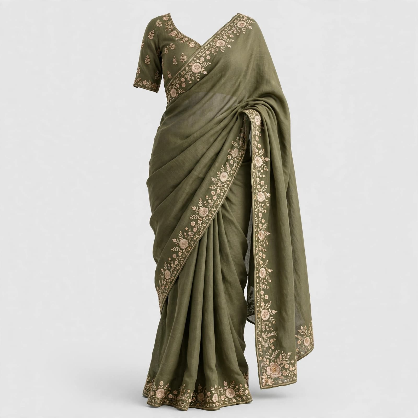 Lustrous Opal Party Wear Sarees