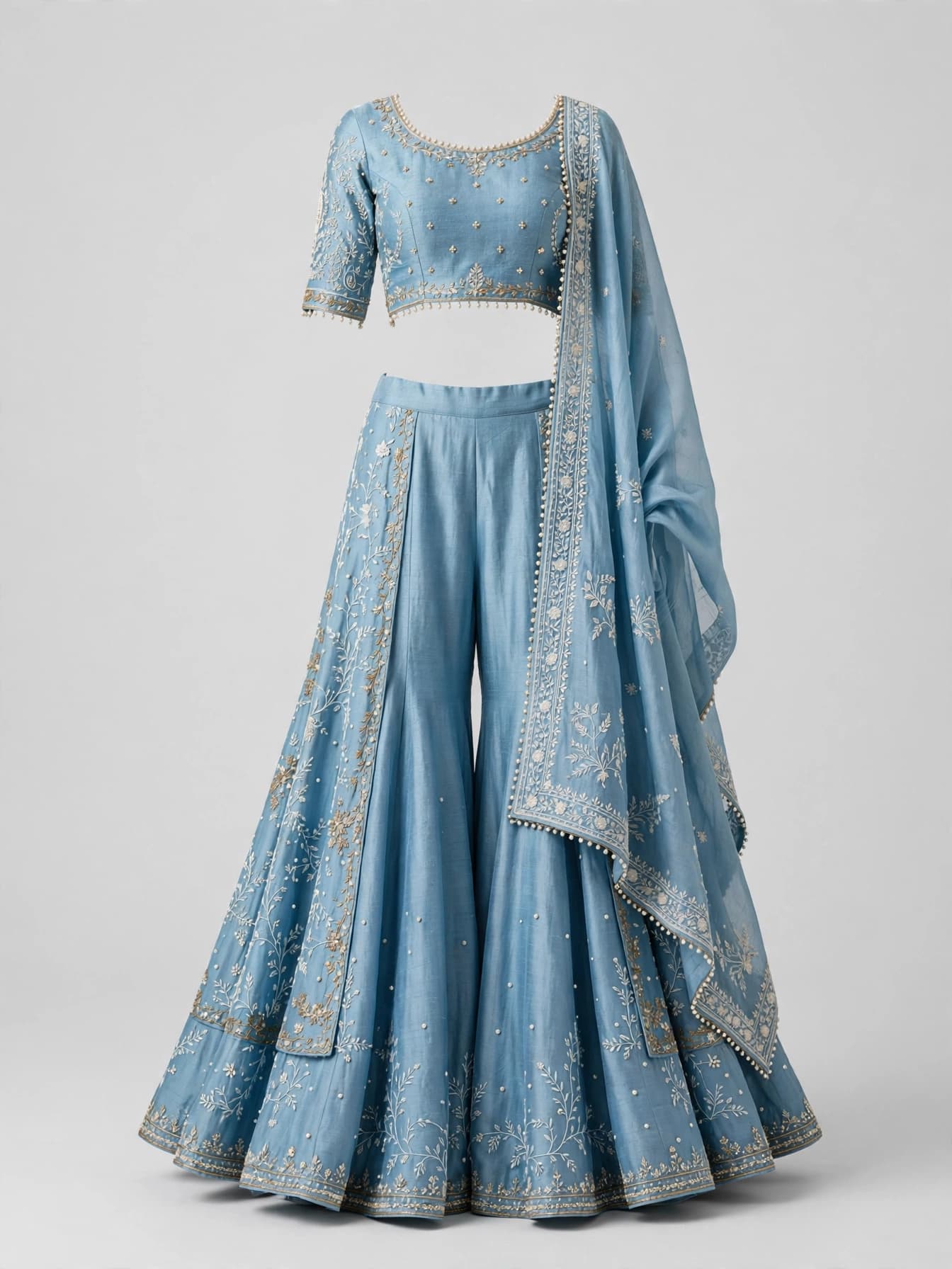 Fascinating Tapestry Sharara Lehengas