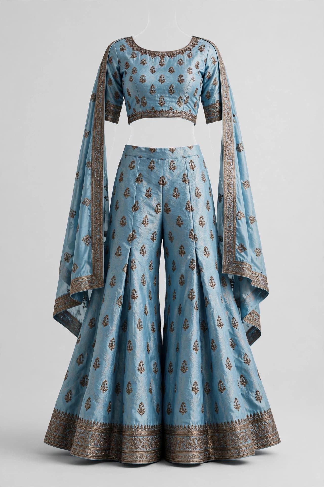 Blissful Shabnam Sharara Lehengas