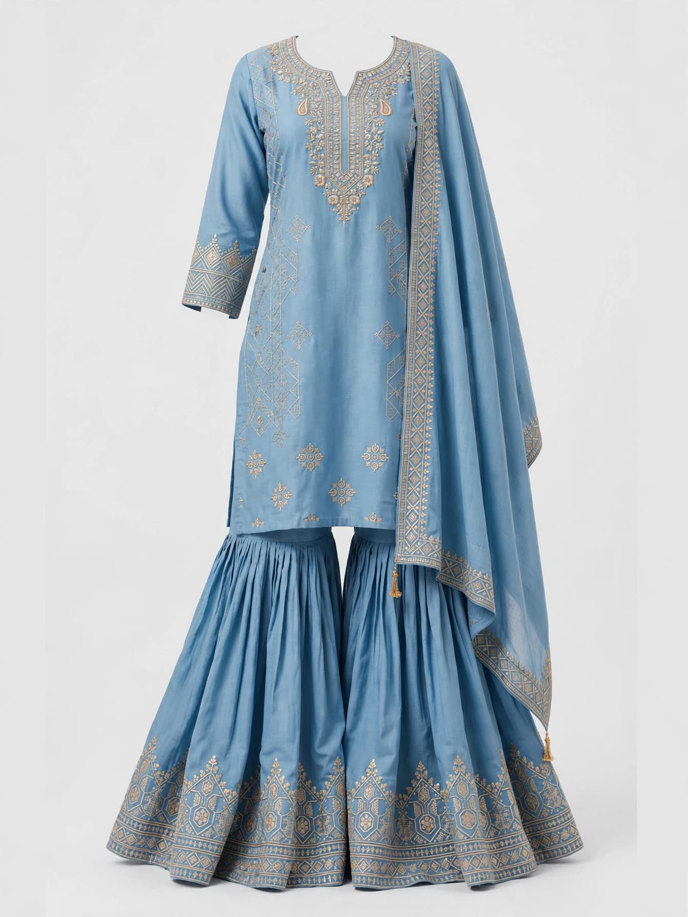 Alluring Vasant Sharara Suits