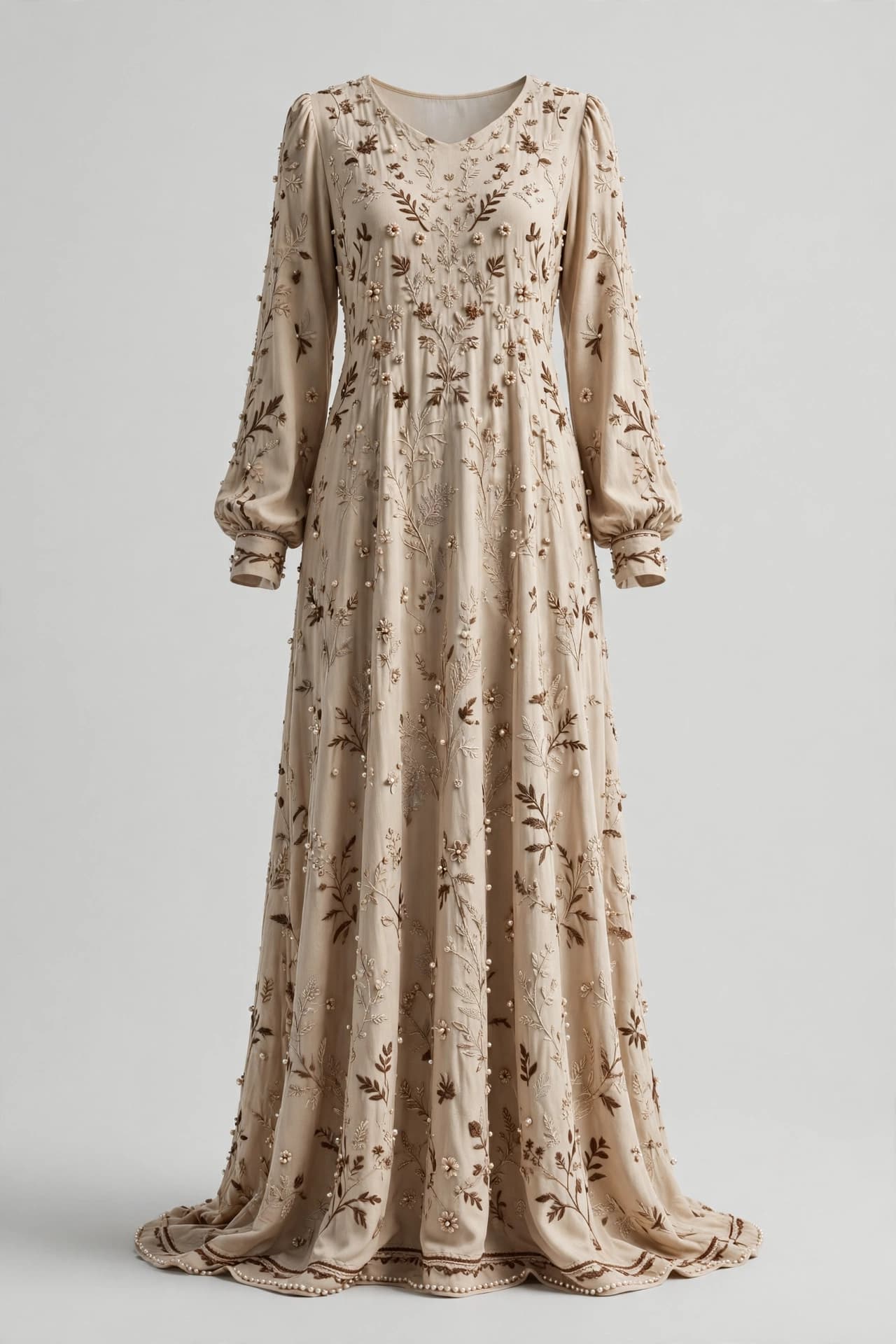 Regal Chandbali Charm Maxi Dress