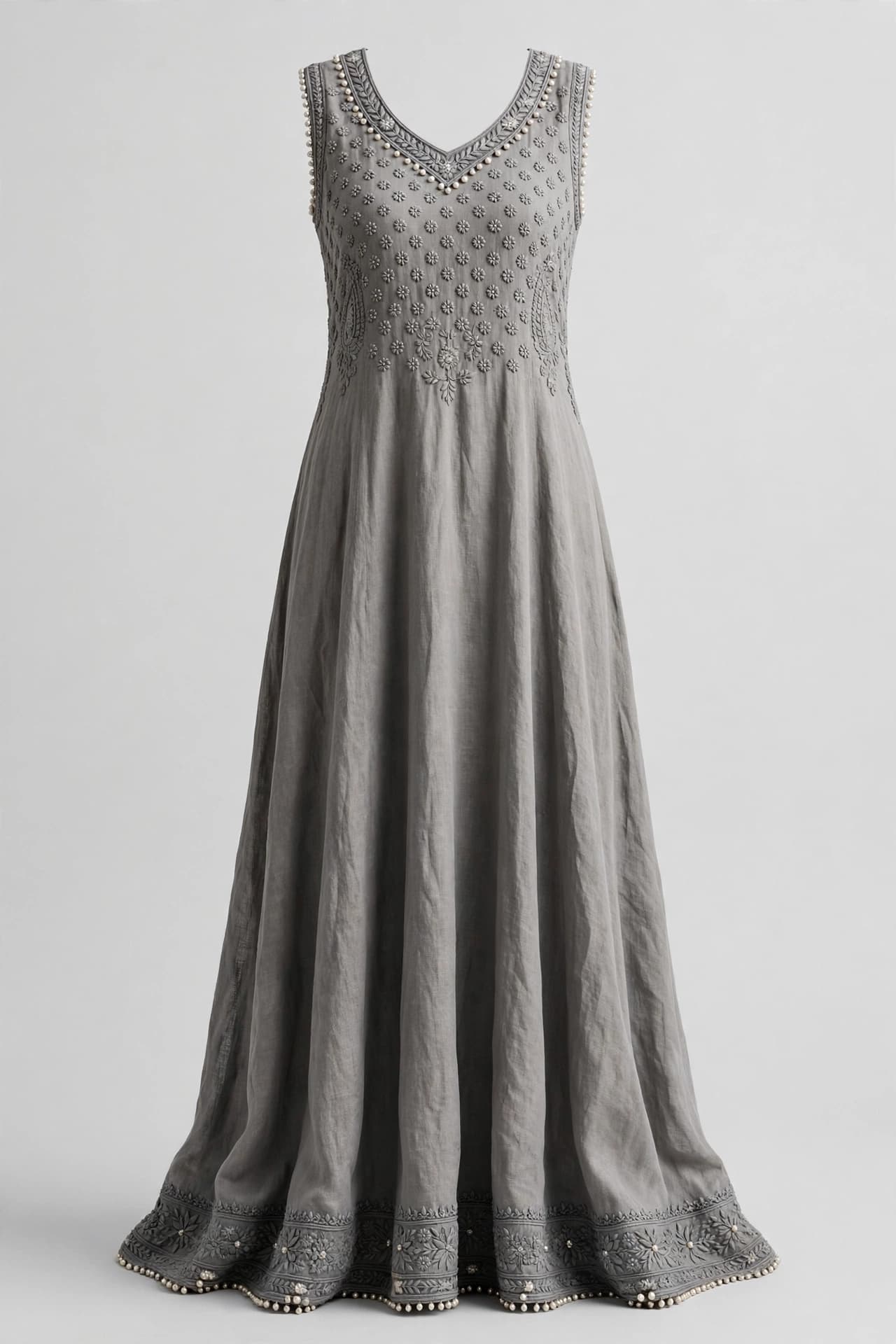 Modern Zari Paisley Maxi Dress