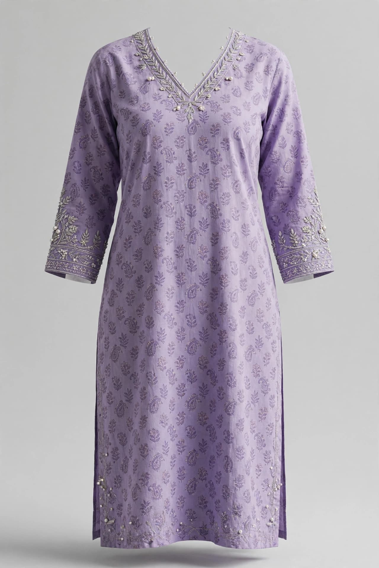 Artisan Moti Garden Printed Kurti