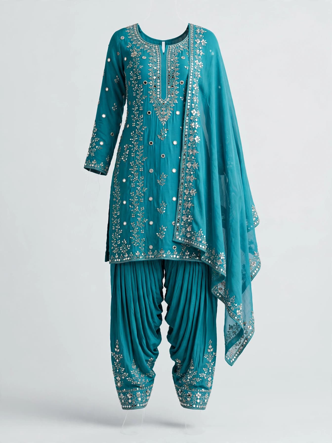 Artisan Thread Symphony Patiala Suit