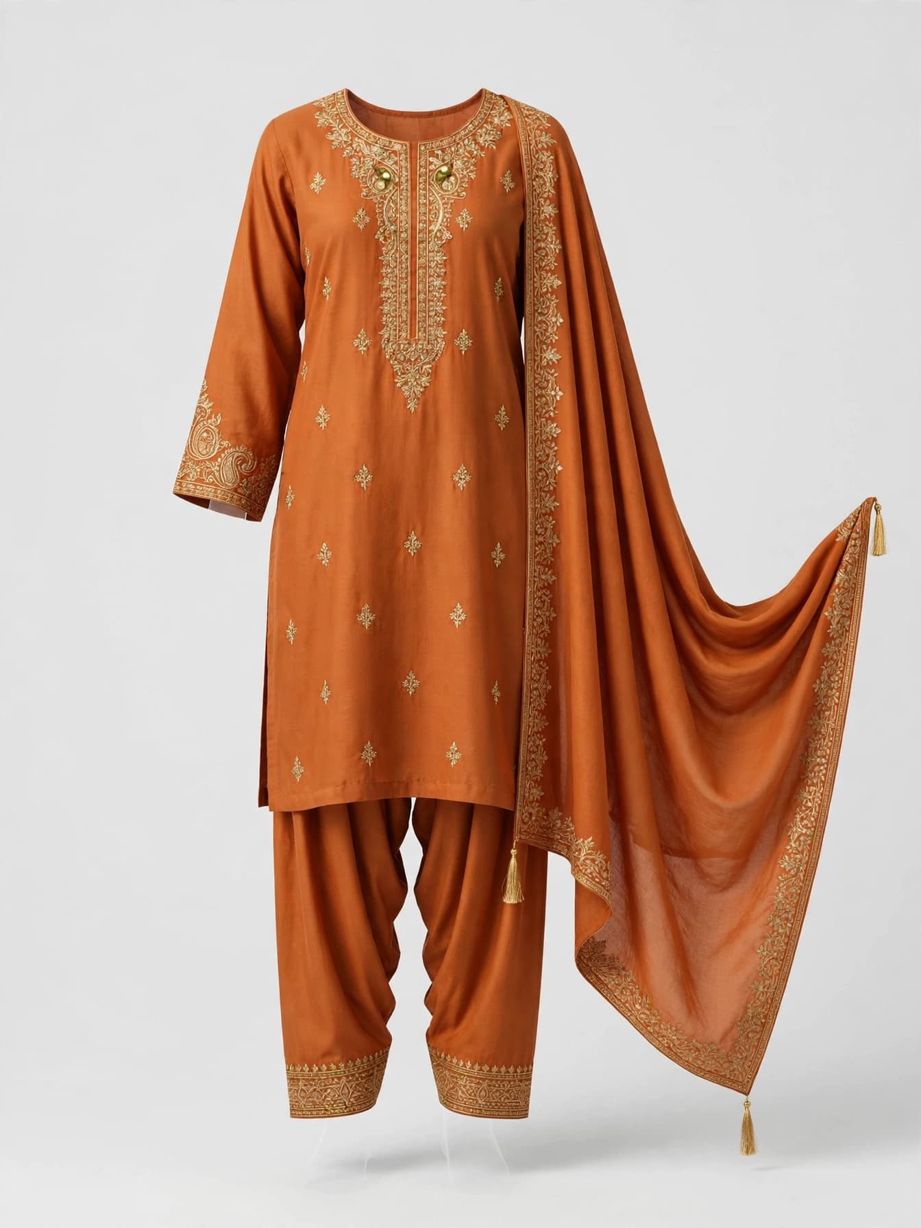 Blissful Chikankari Charm Pakistani Suit