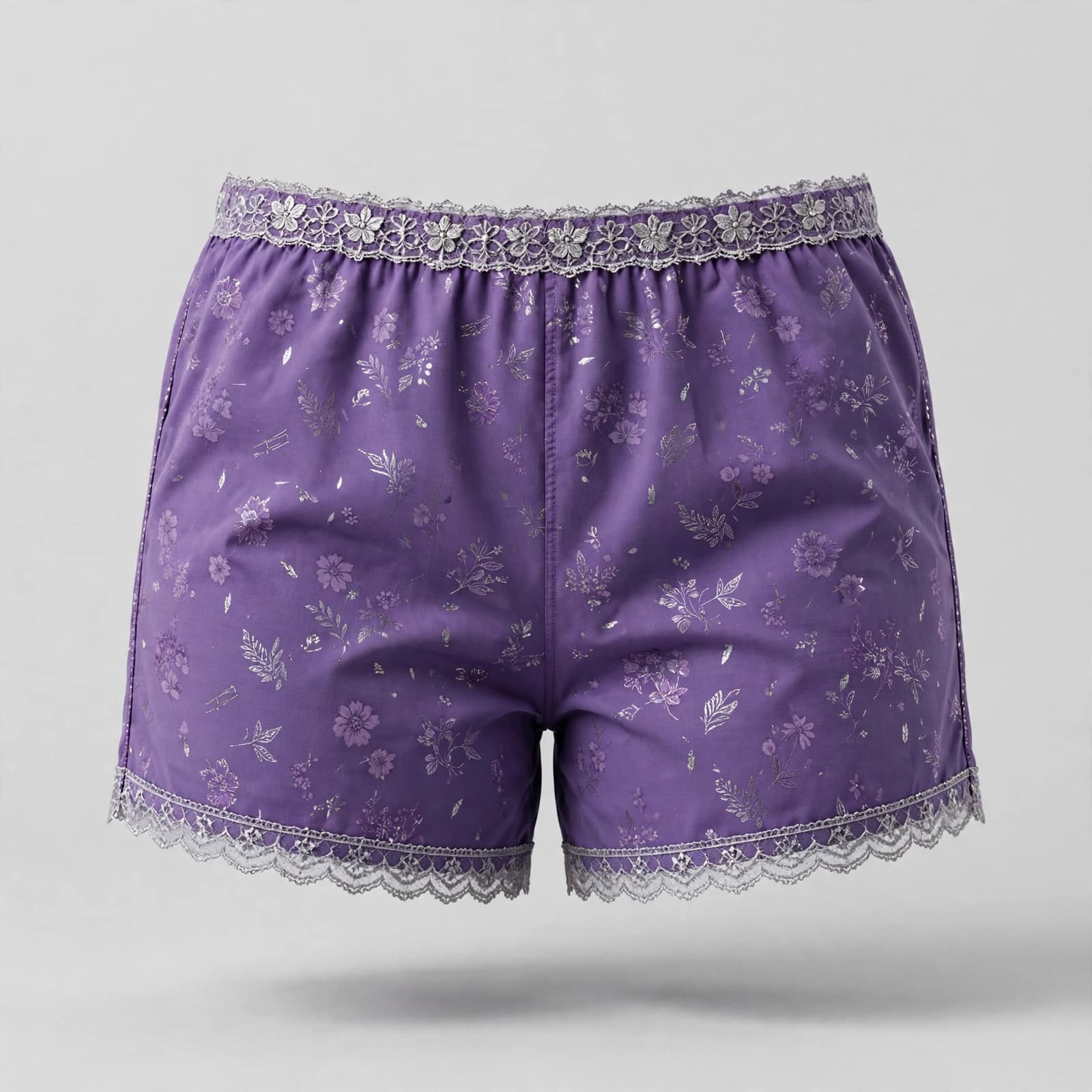 Silken Phulkari Fest Shorts