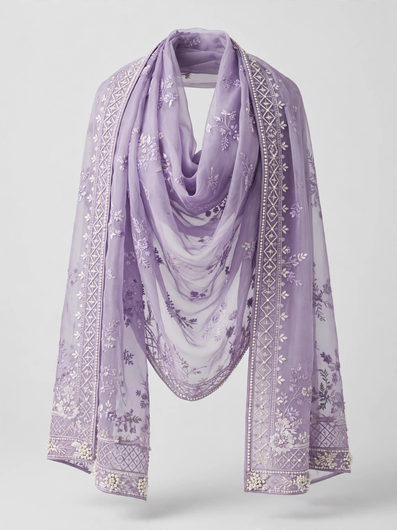 Regal Rose Reverie Scarf