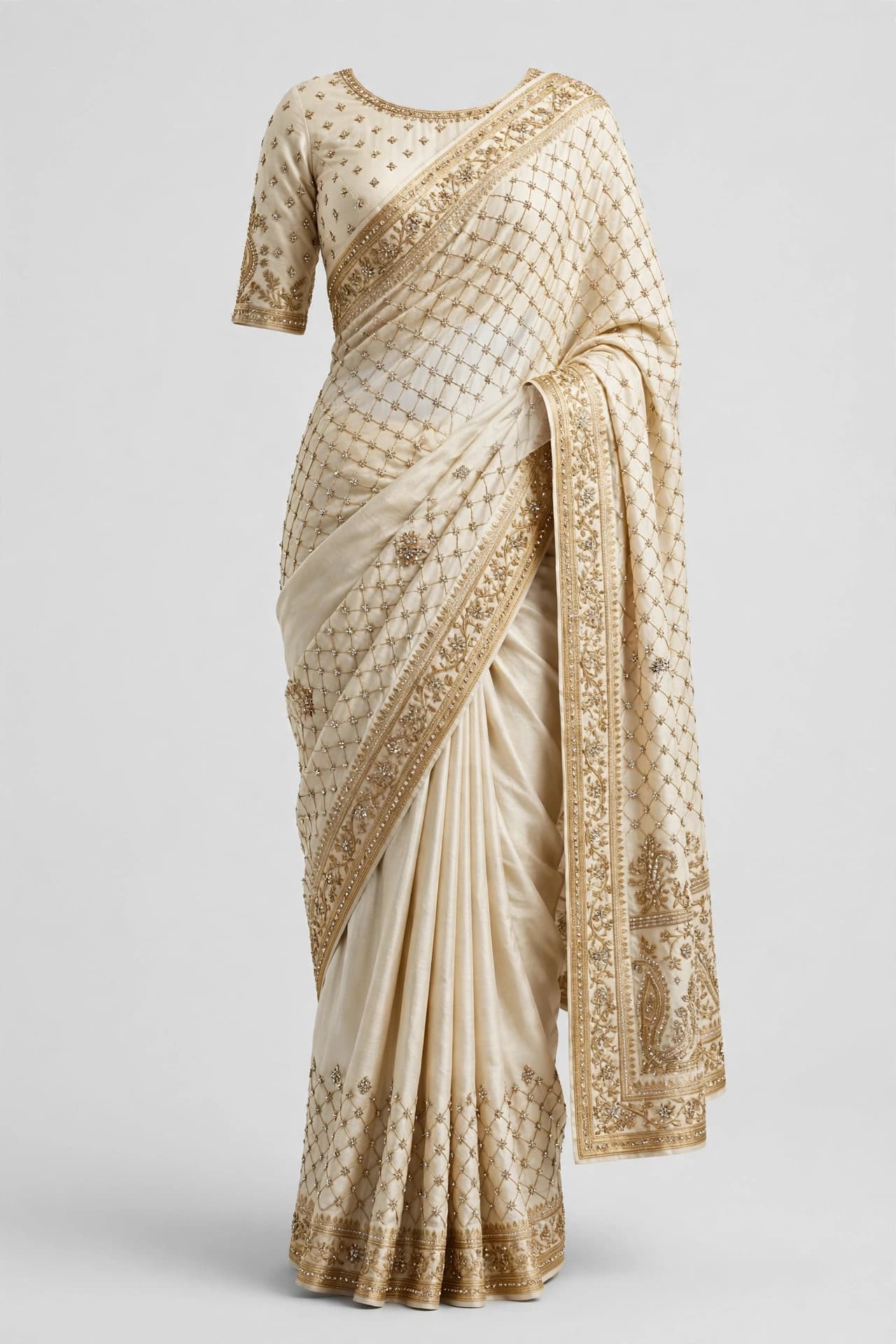 Royal Zardozi Zeal Saree