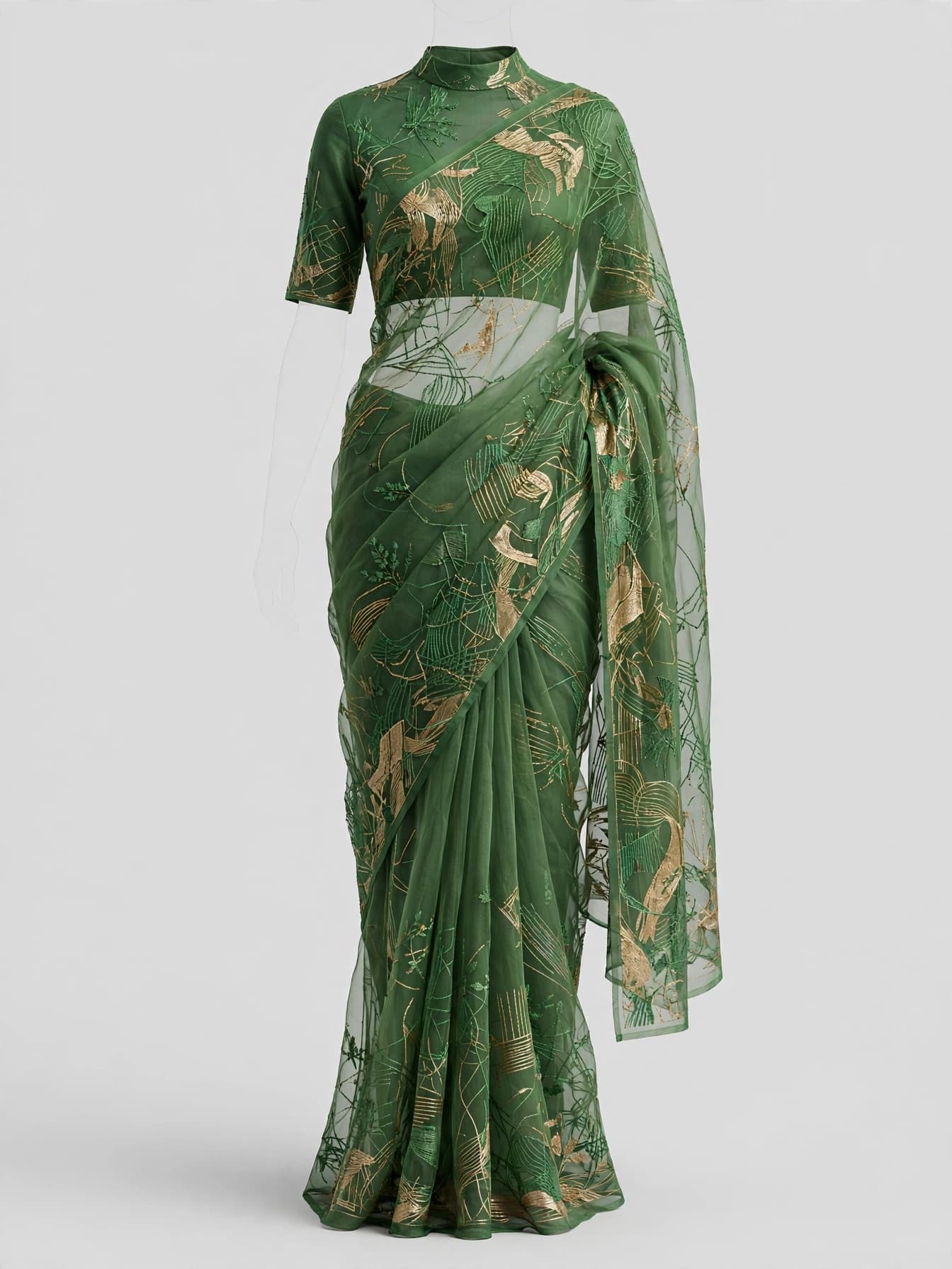 Charming Chandbali Charm Saree
