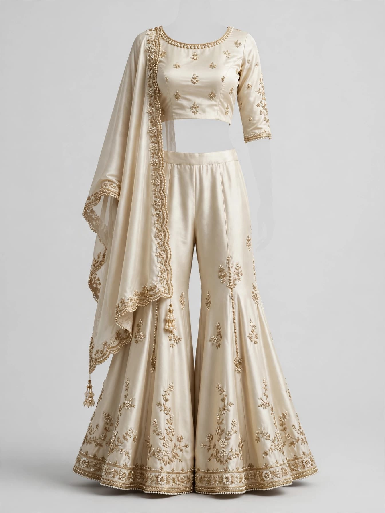 Celestial Thread Symphony Sharara Lehenga