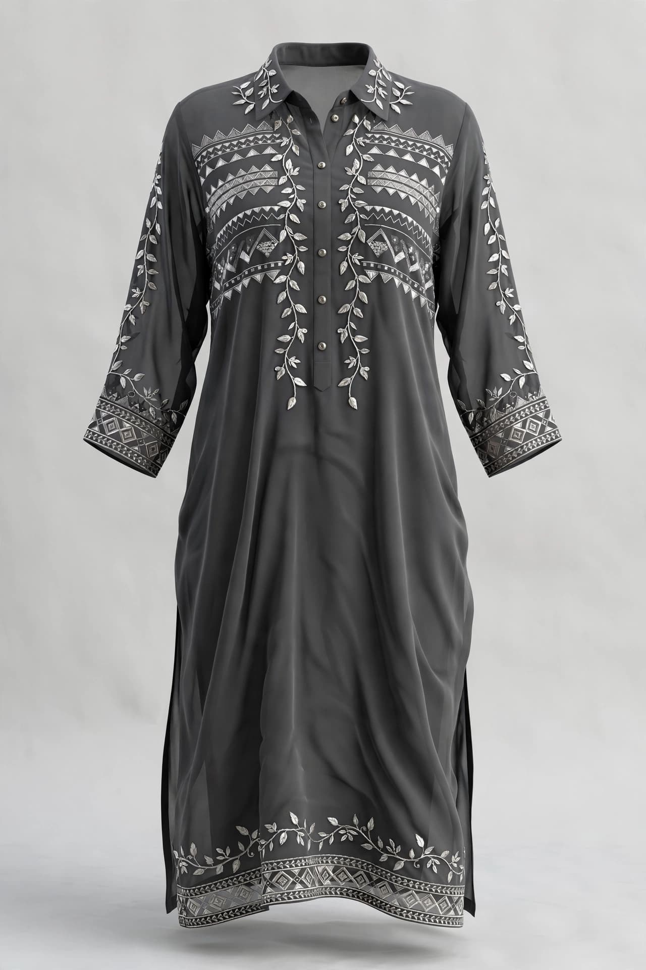 Majestic Phulkari Fest Shirt Kurti