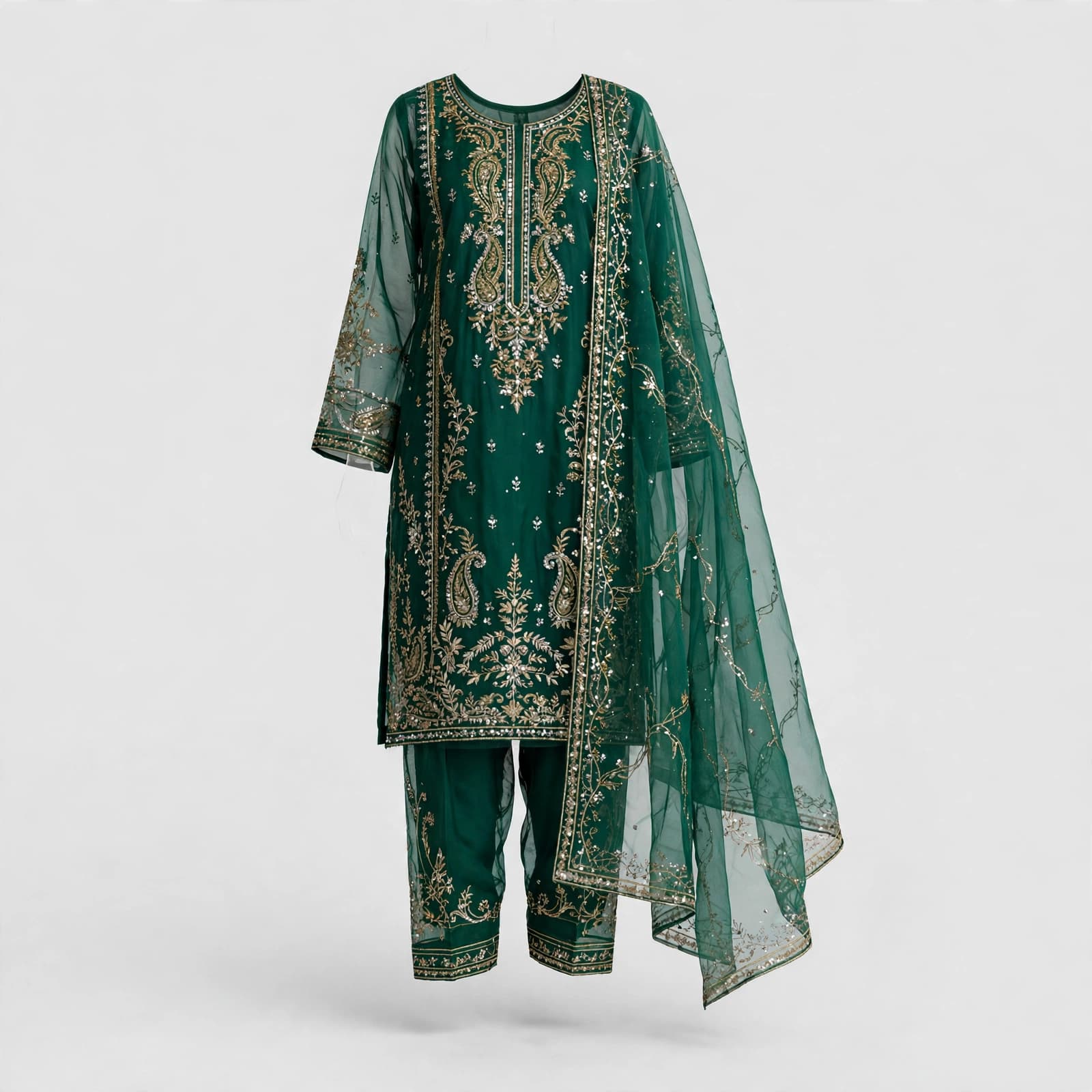 Regal Peacock Pride Suit