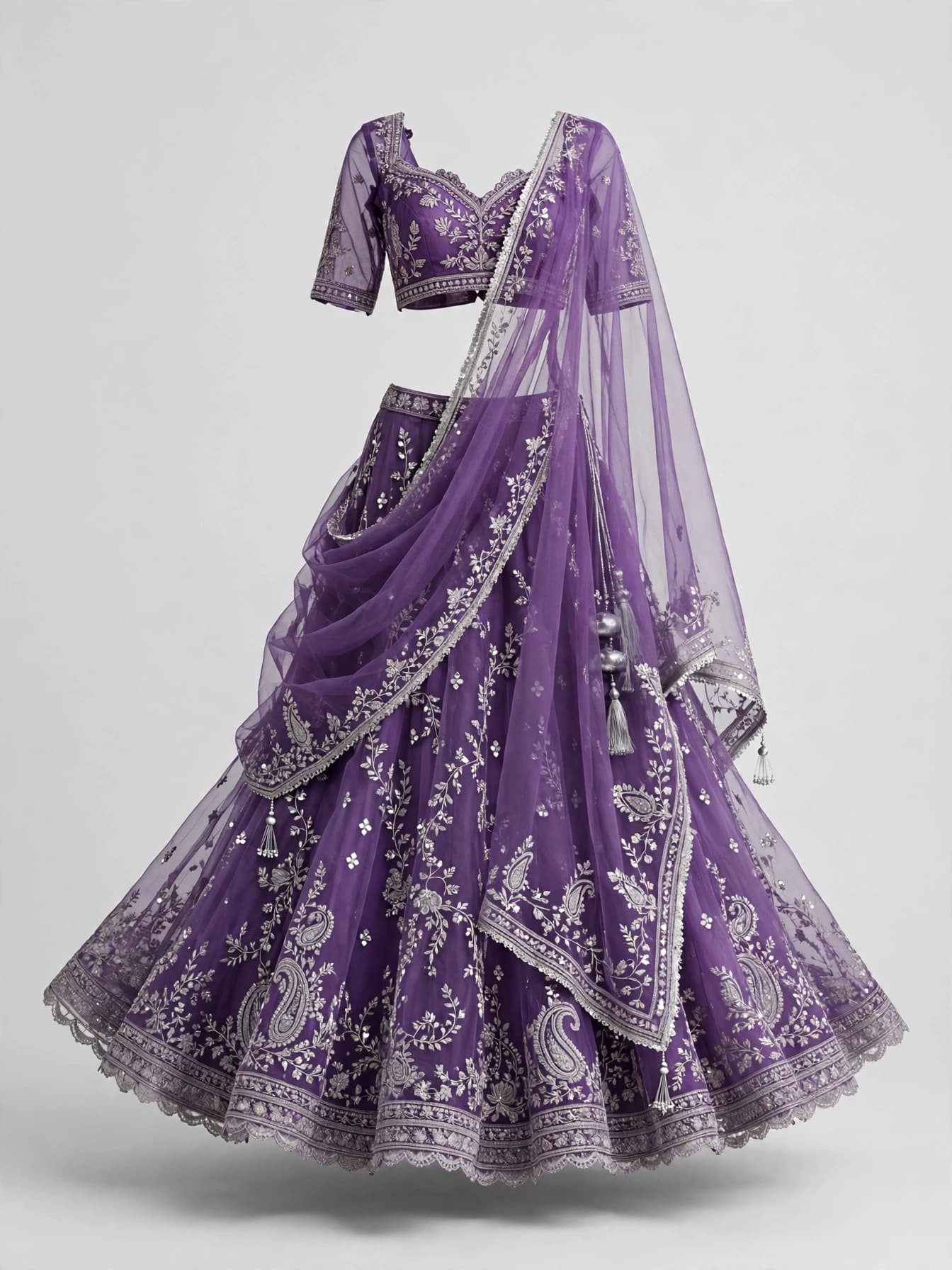 Silken Gota Glow Wedding Outfit
