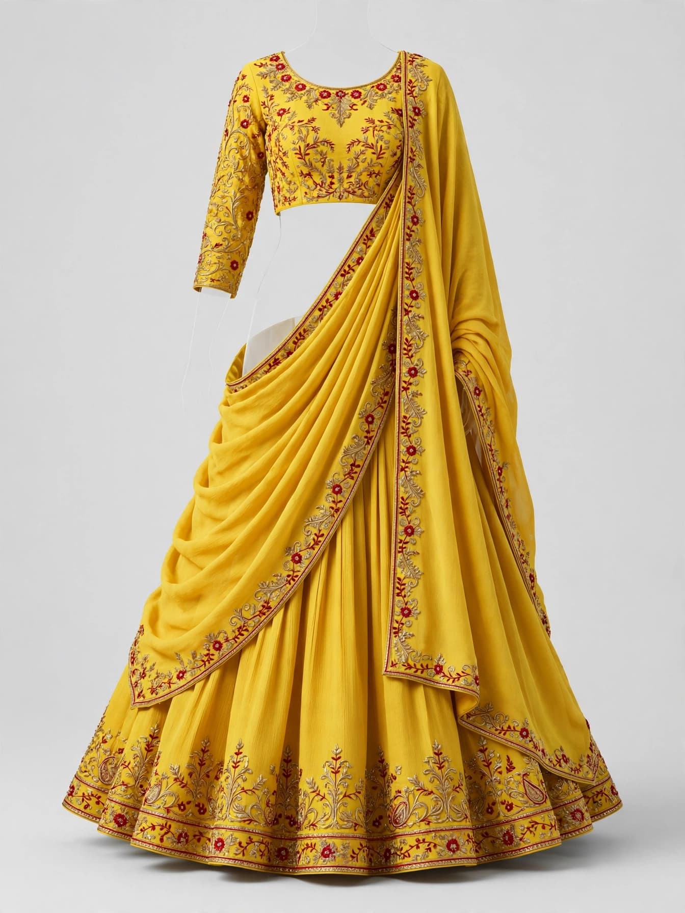 Graceful Kundan Dream Wedding Outfit
