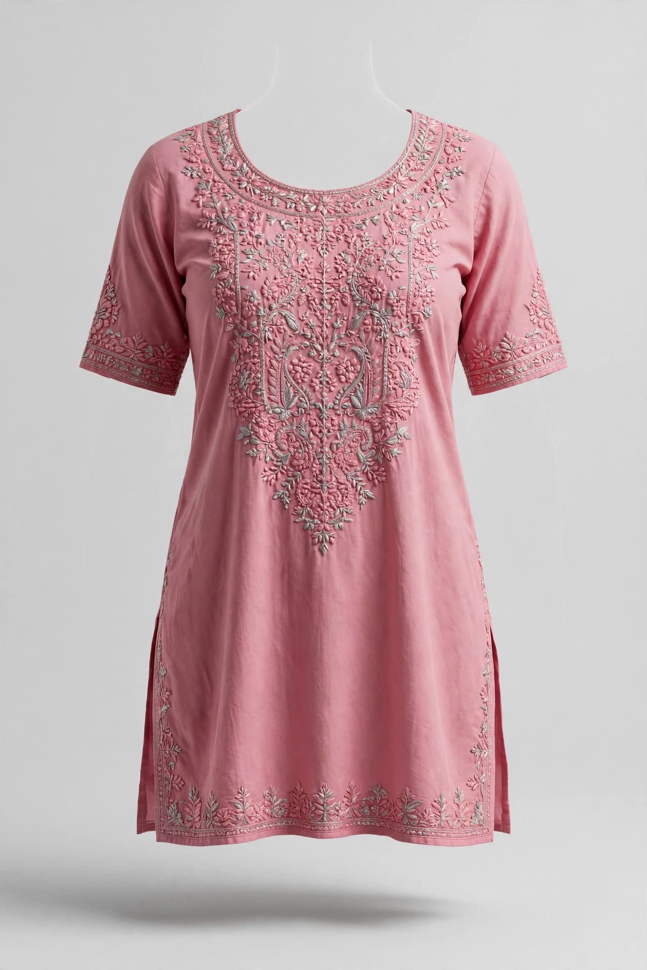 Pristine Sequin Vine Short Kurti